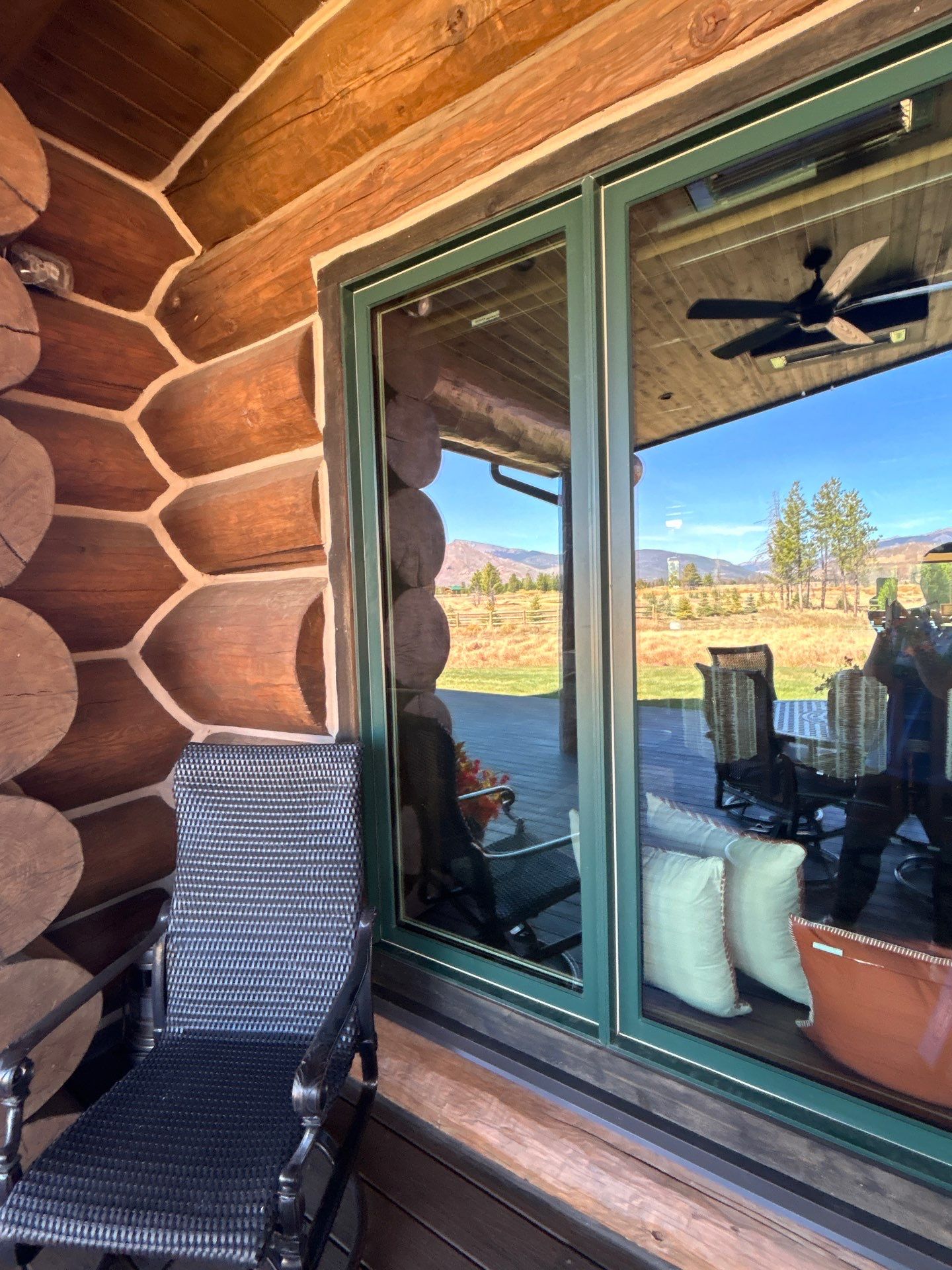 Window Washing Using Ninja Scrubbers by Wheatley Creek Services