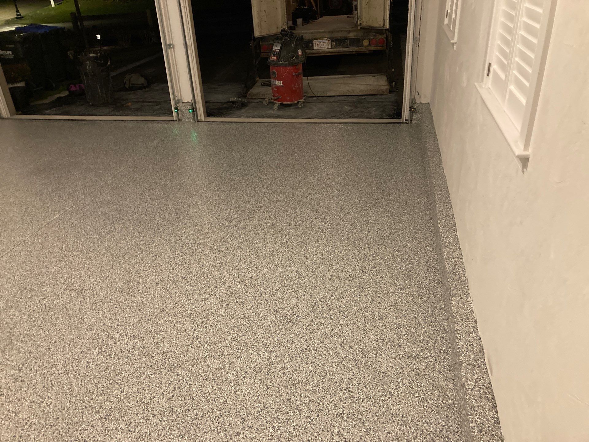Cuddy Garage TransFLOORmation by Symphony Concrete Coatings