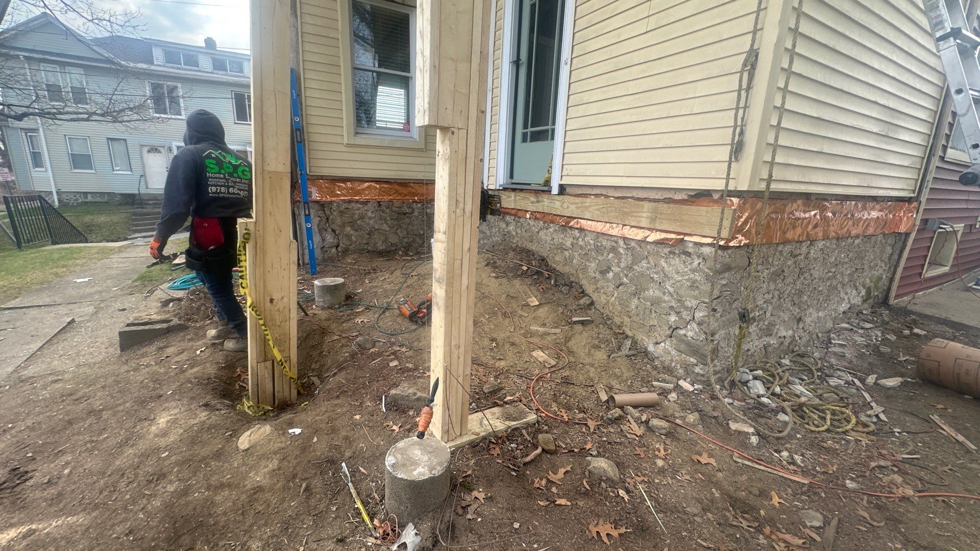 Project in Worcester by SPG home services inc