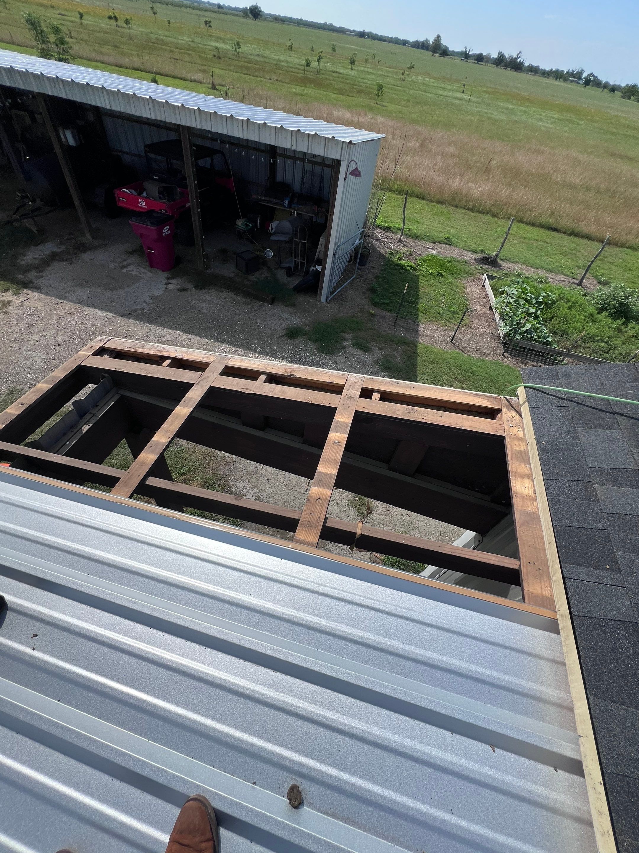 Residential Roofing Installation using Metal by Roof Repair Company