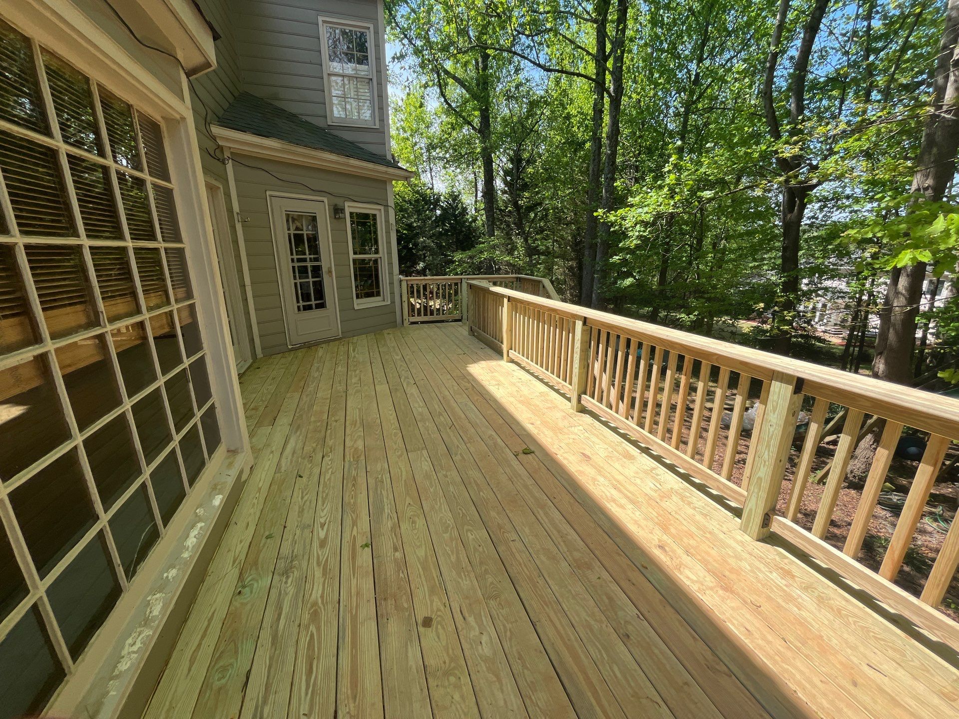 Wood Deck Build in Acworth, GA by Nelson Exteriors 