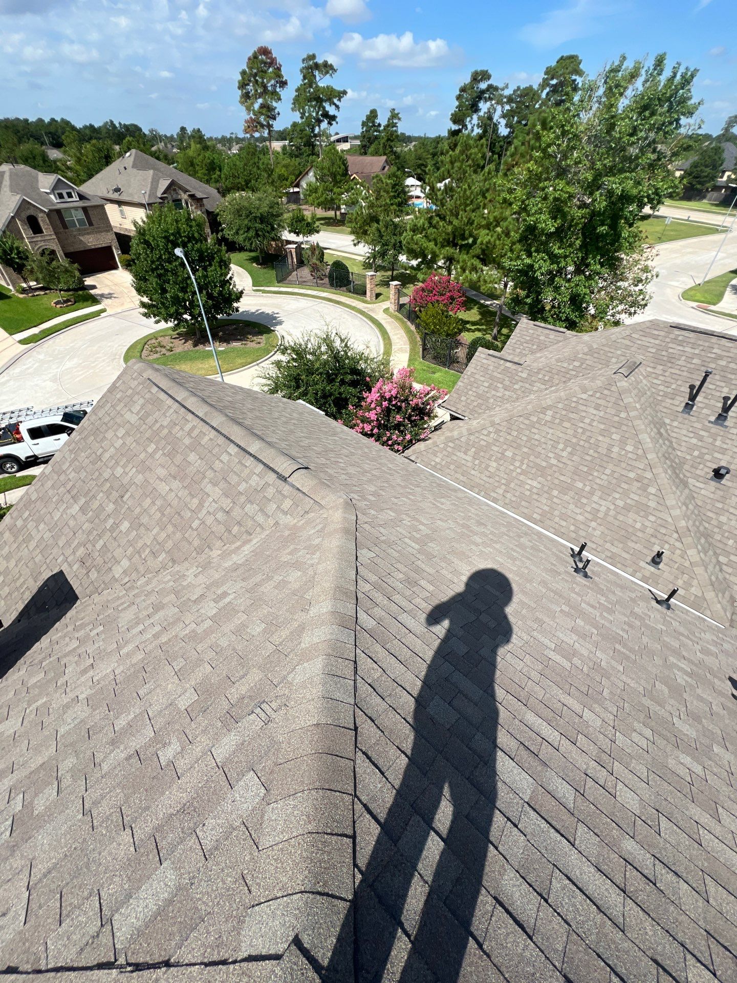 Hail Damage using Owen's Corning Duration (Lifetime) Shingles by Roof Repair Company