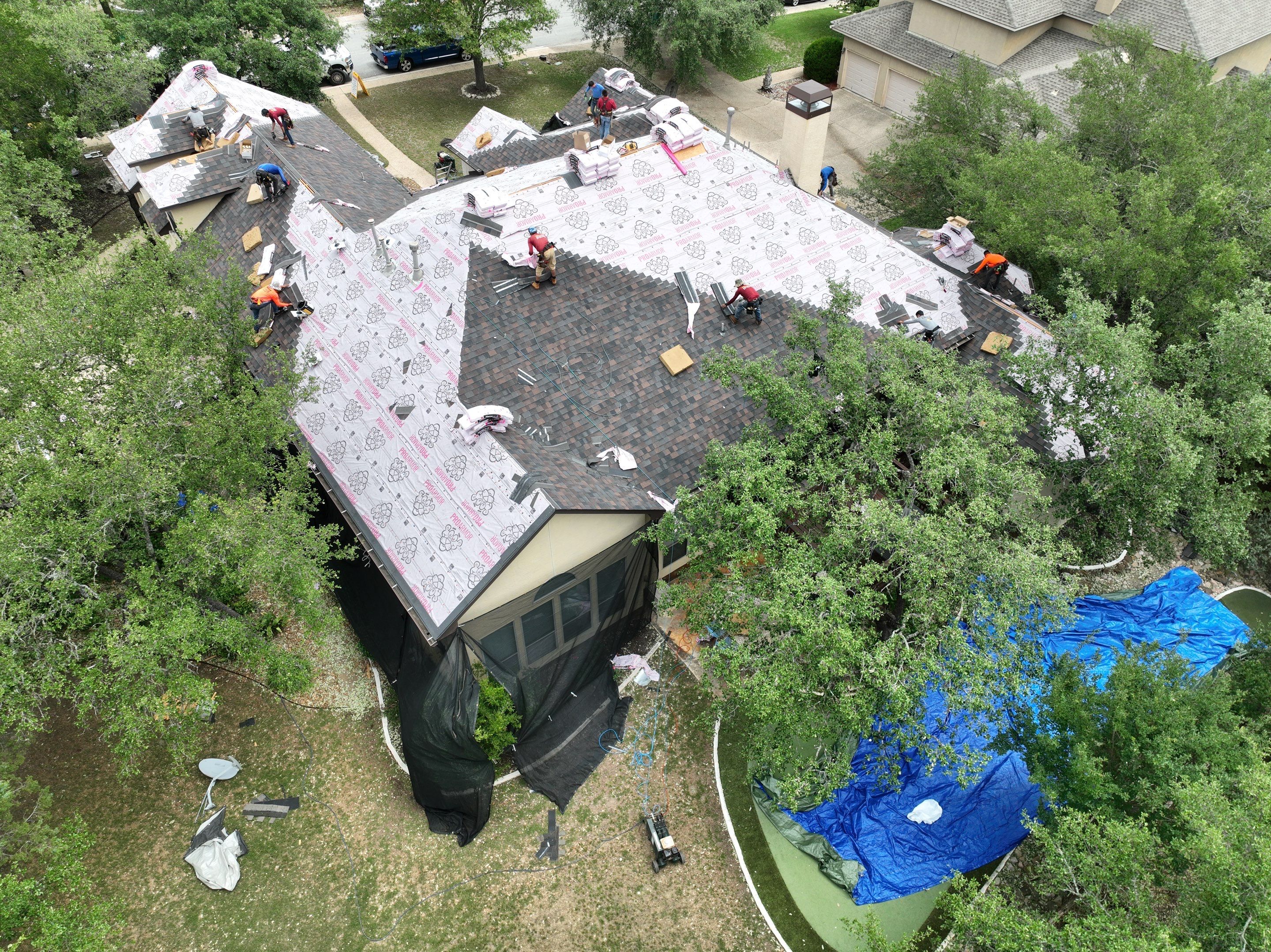 Residential Roof Replacement using Owens Corning Duration Designer 30 Year Laminate Shingle  by Premier Roofing and Contracting
