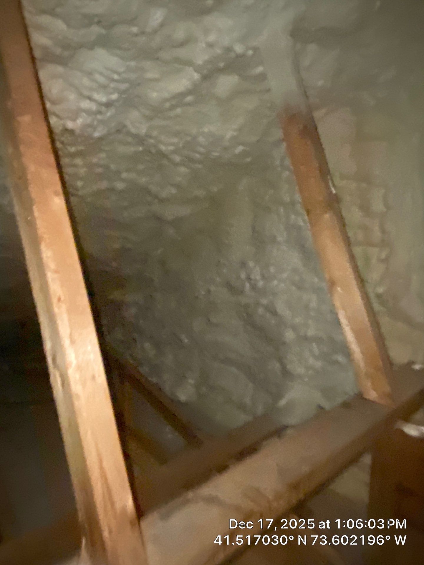 Attic Insulation using open cell spray foam by NYS Foam & Energy