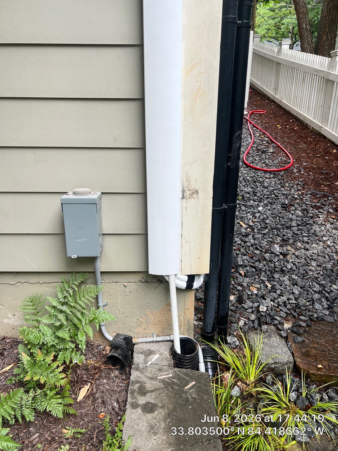 Custom Porch Construction and Mitsubishi Mini-Split Installation in Atlanta by Veasey Mechanical Services 