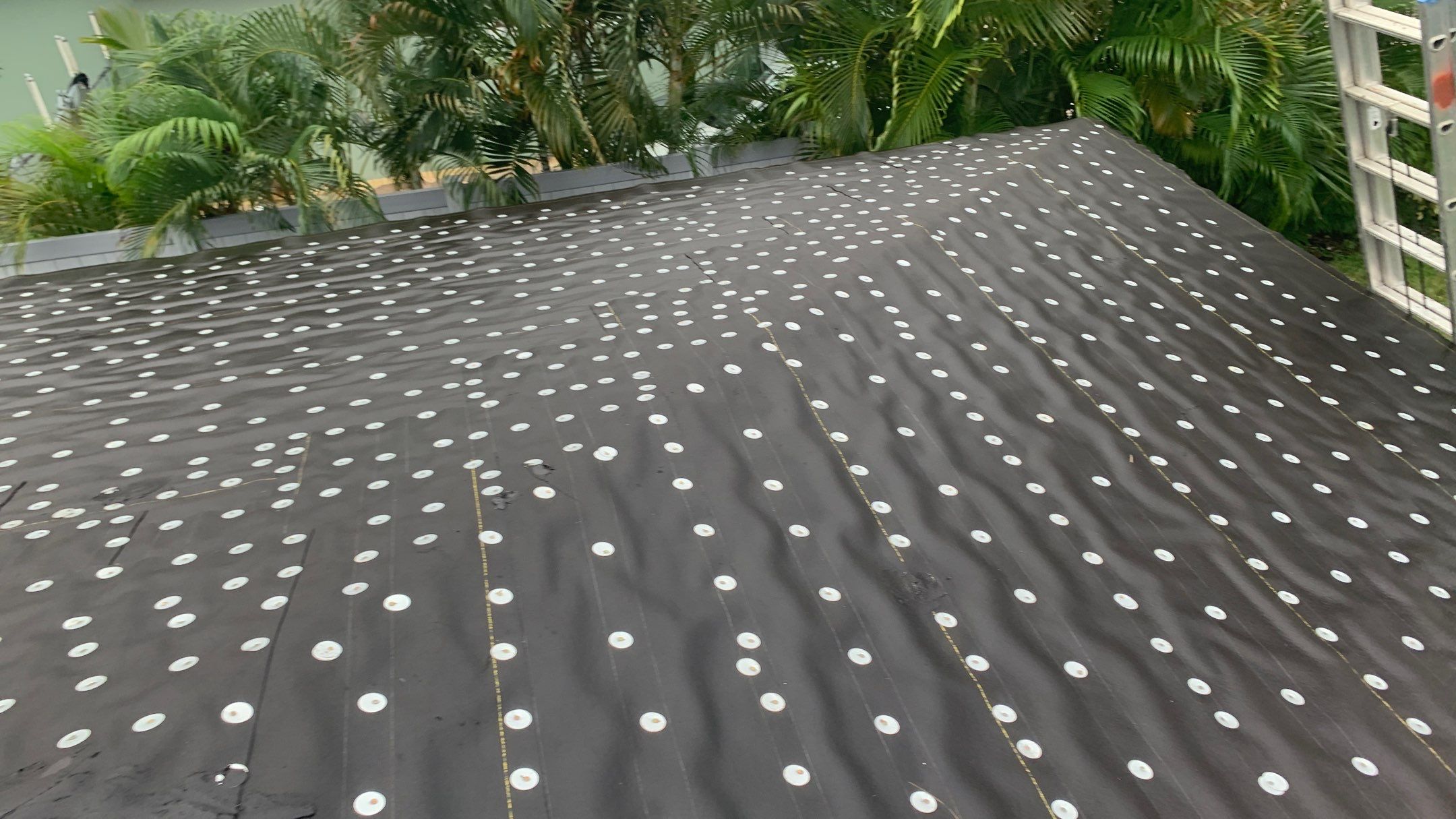 Residential Roofing Installation using 1" Nail strip metal roof by BLUES BROTHERS ROOFING