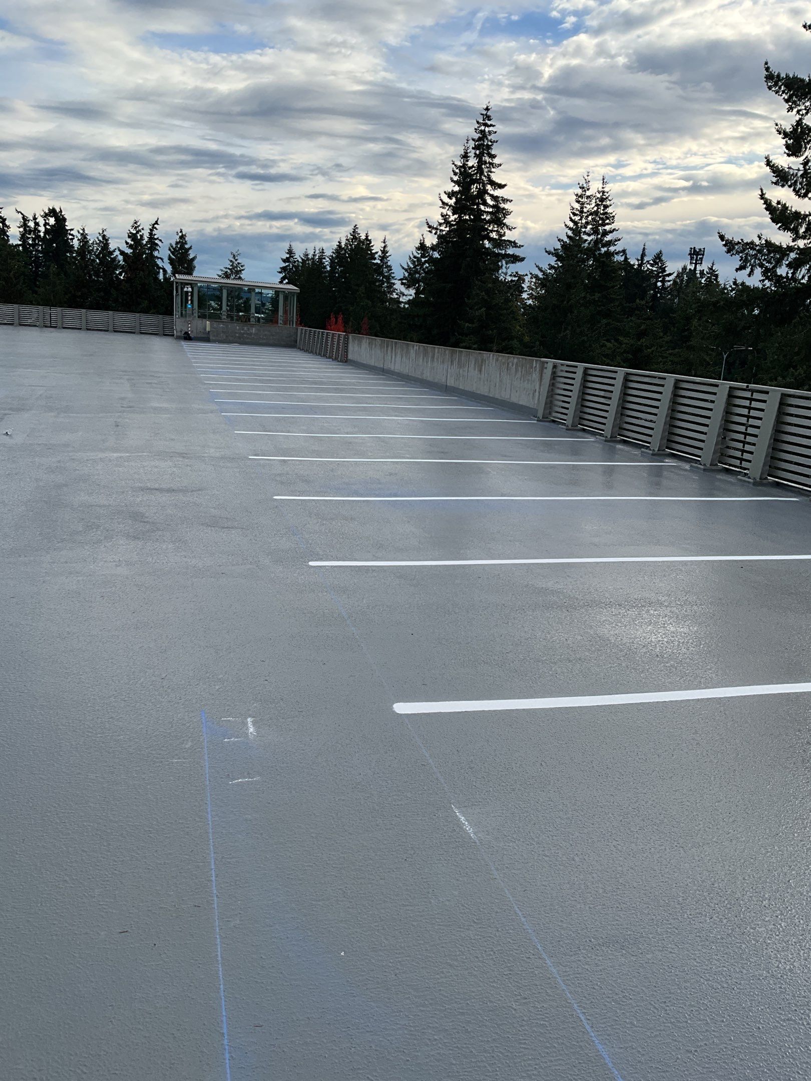 Corti Construction | Striping for Concrete Parking Lot by Jireh Asphalt & Concrete Inc 