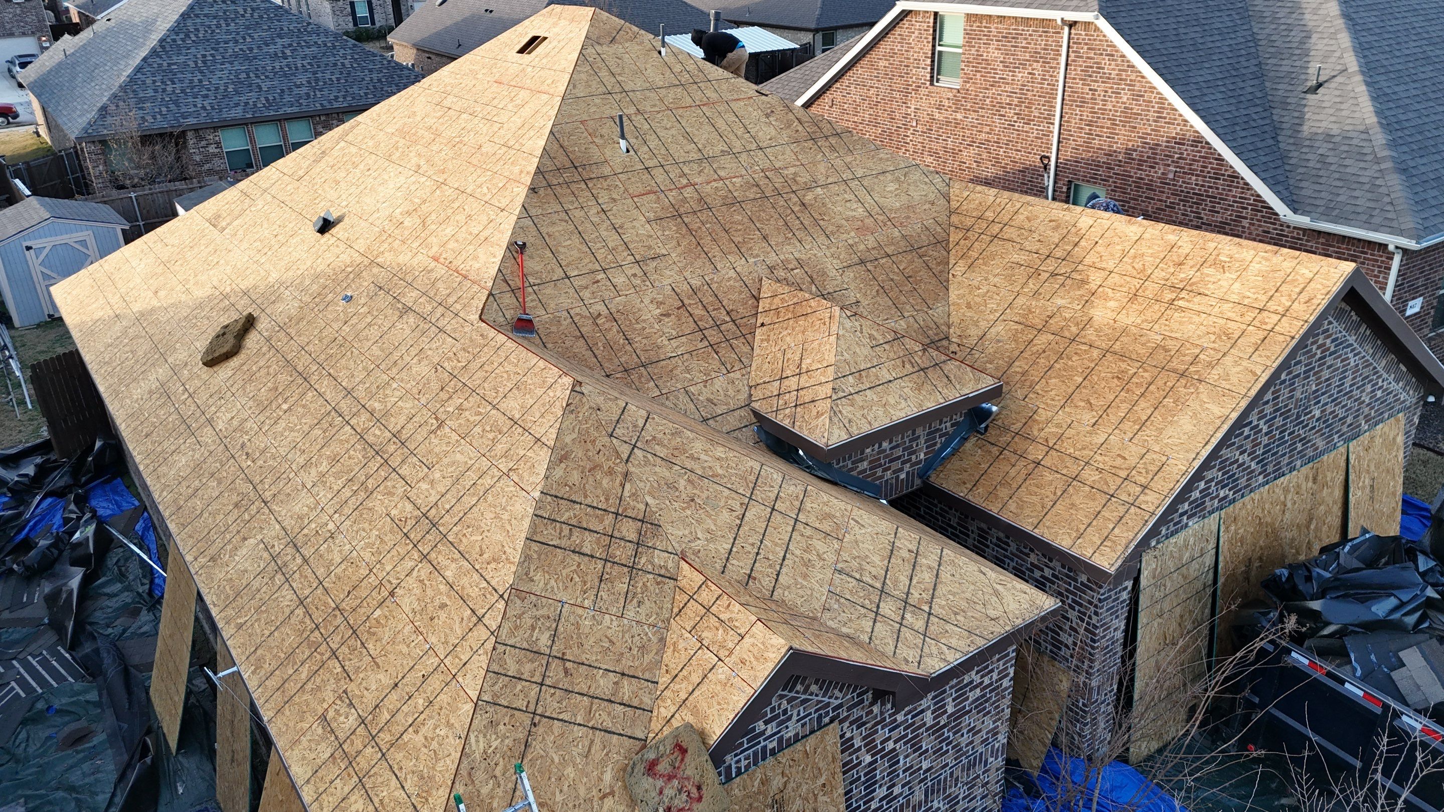 Project in Princeton, TX by Straight Forward Roofing and Construction 