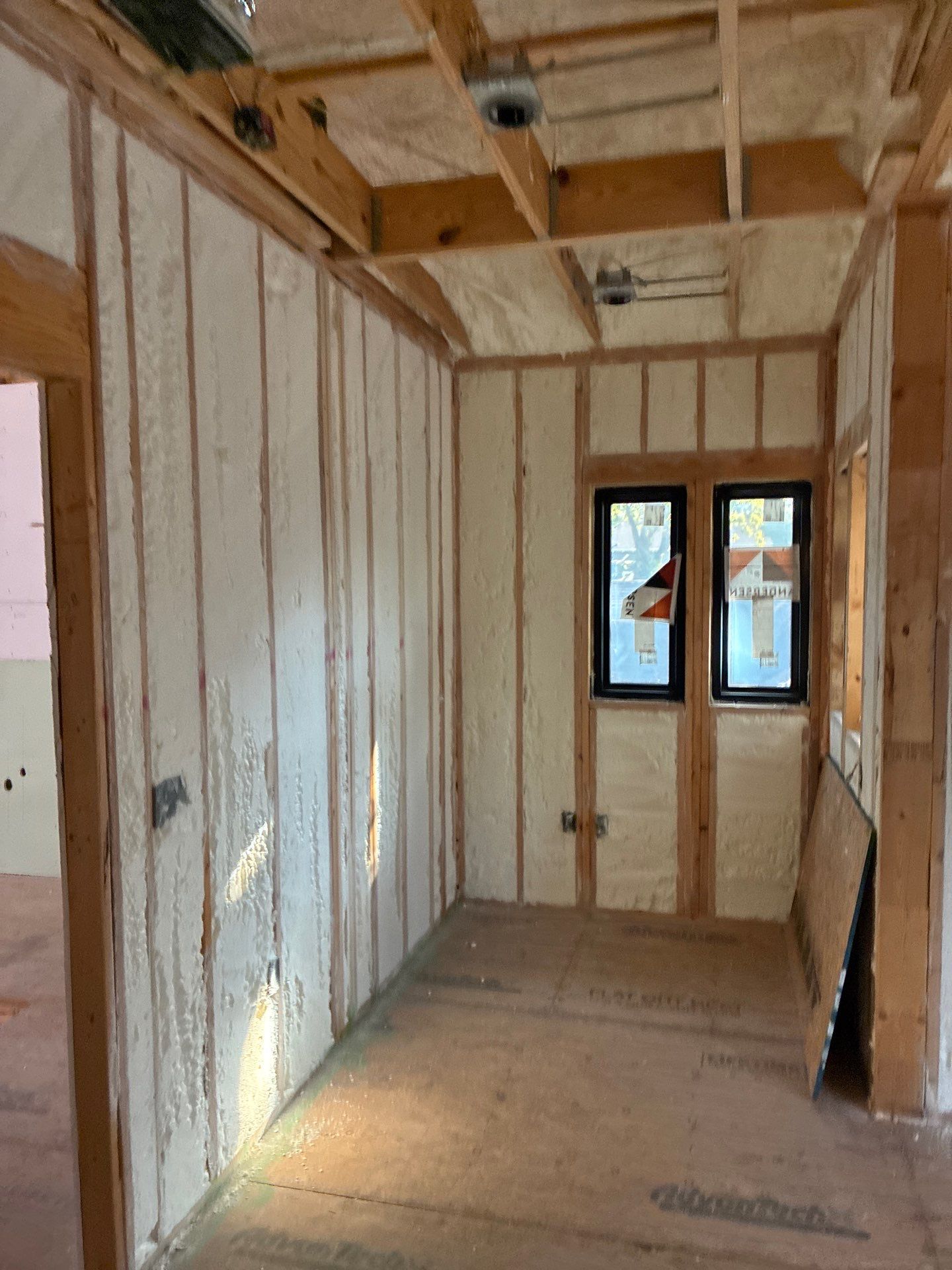 Fully encapsulated Dallas custom home  by Apex Insulation Solutions