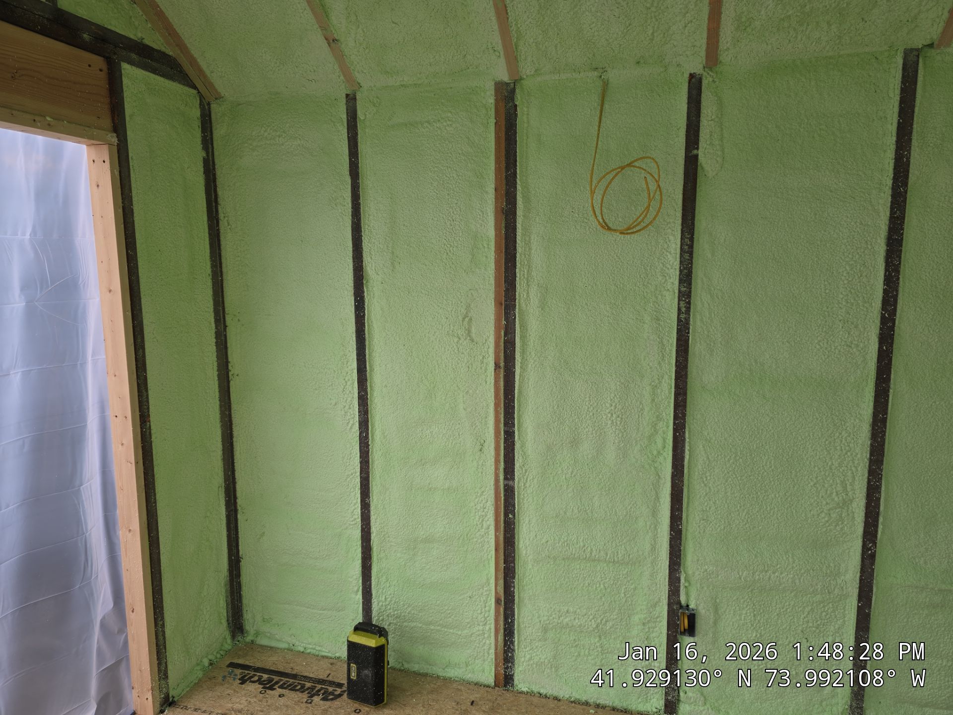 Detached Garage using Closed Cell Spray Foam by NYS Foam & Energy