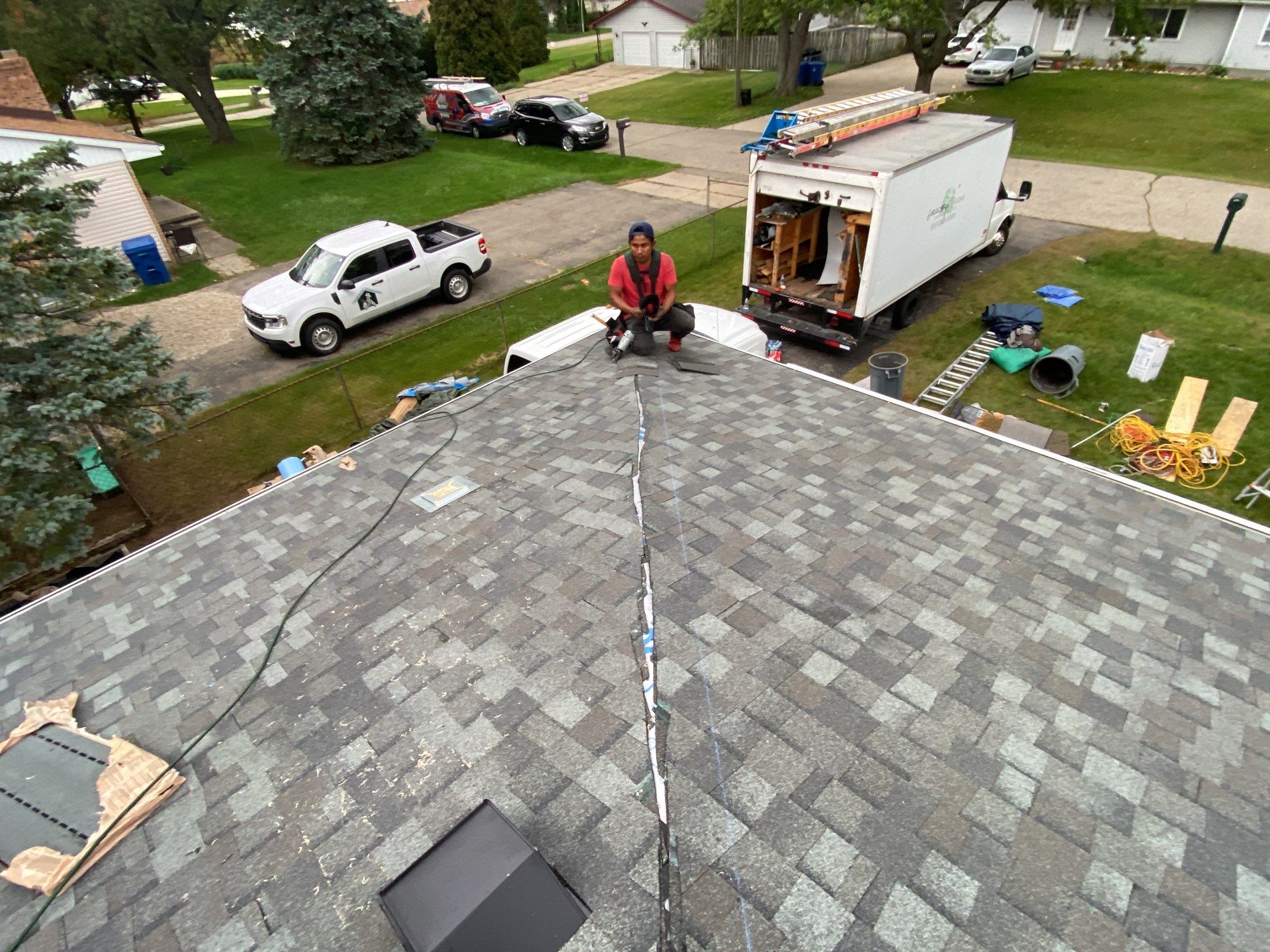 Roof Replacement using CertainTeed Landmark by 180 Contractors