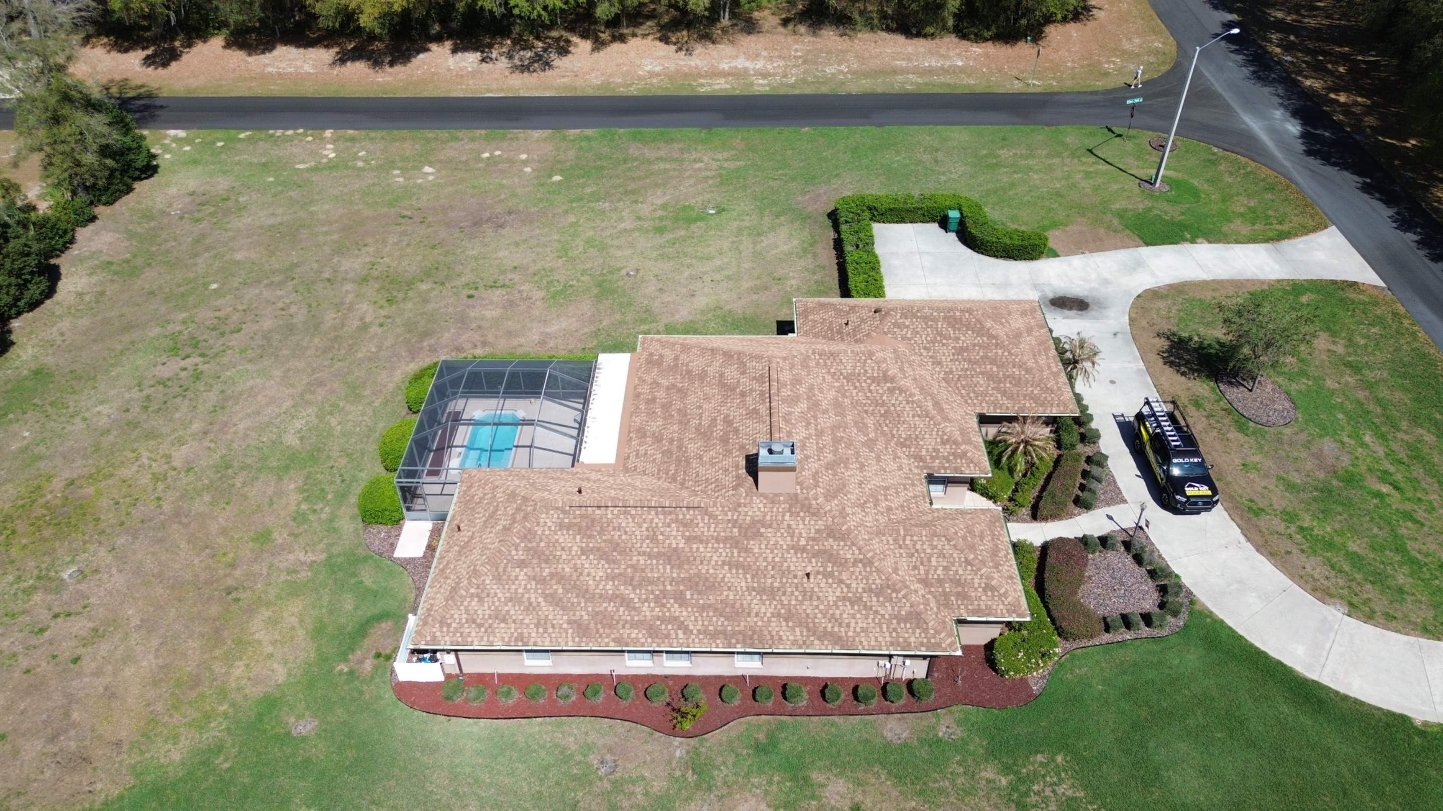 Shingle reroof in Fruitland Park FL by Gold Key Roofing