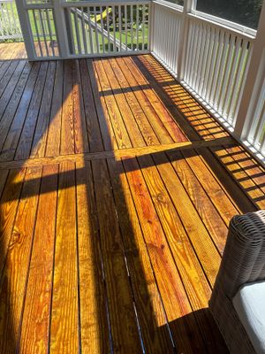 Deck using Wood Sealant