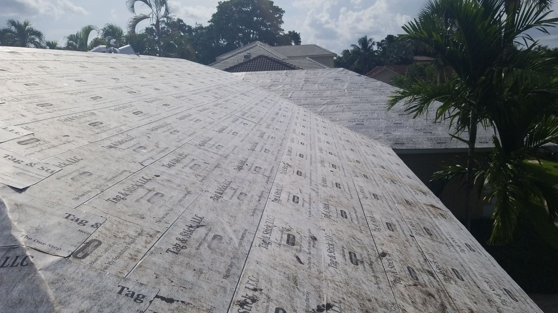 Residential Roofing Installation using 1" Nail strip metal roof by BLUES BROTHERS ROOFING