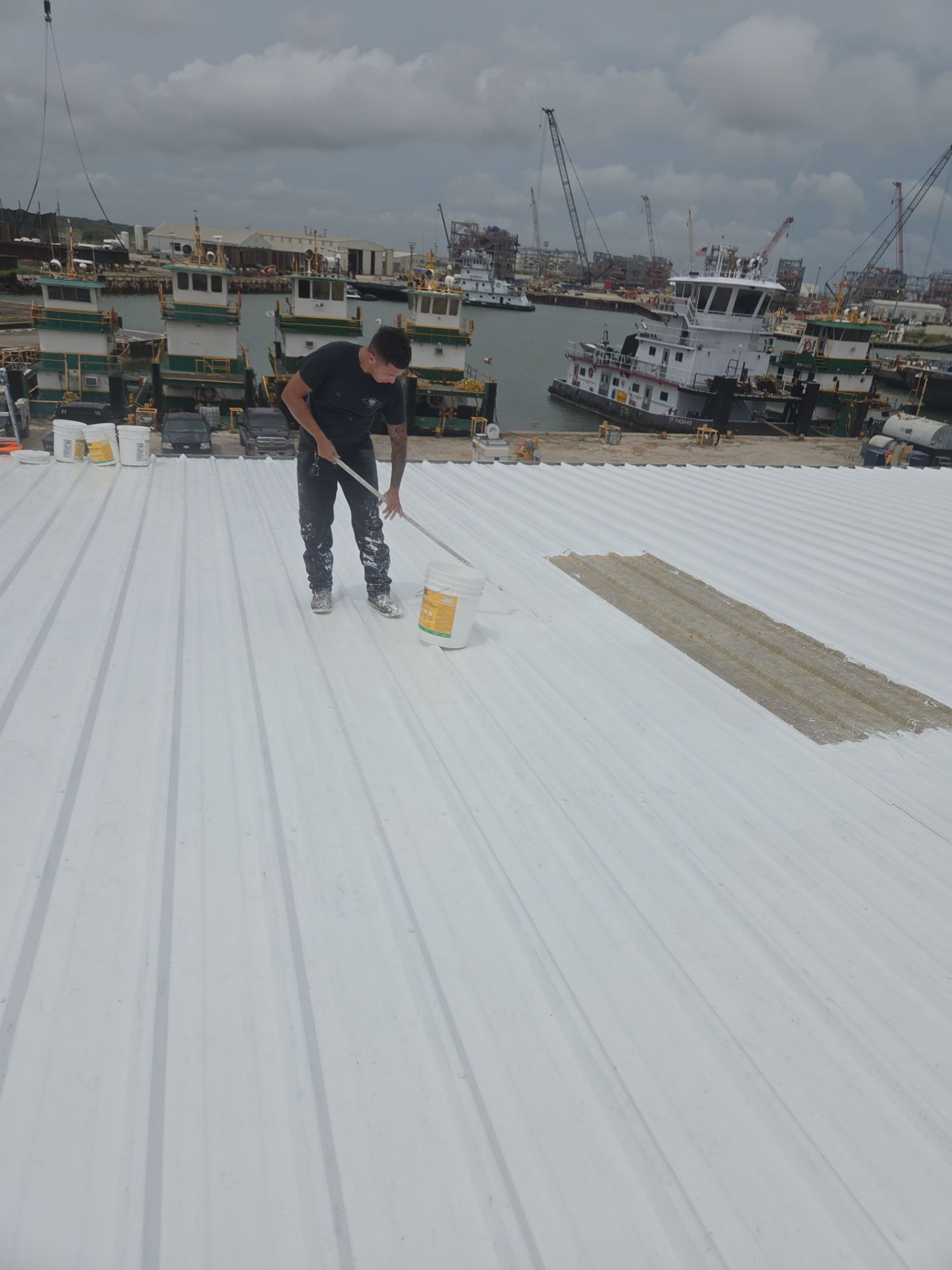 Ingleside Waterfront Industrial Waterproofing by Bayfront Roofing and Construction