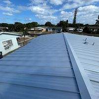24ga 1.5" Mechanical Seam Mill Finish  by Total Roofing System The Metal Roof Experts
