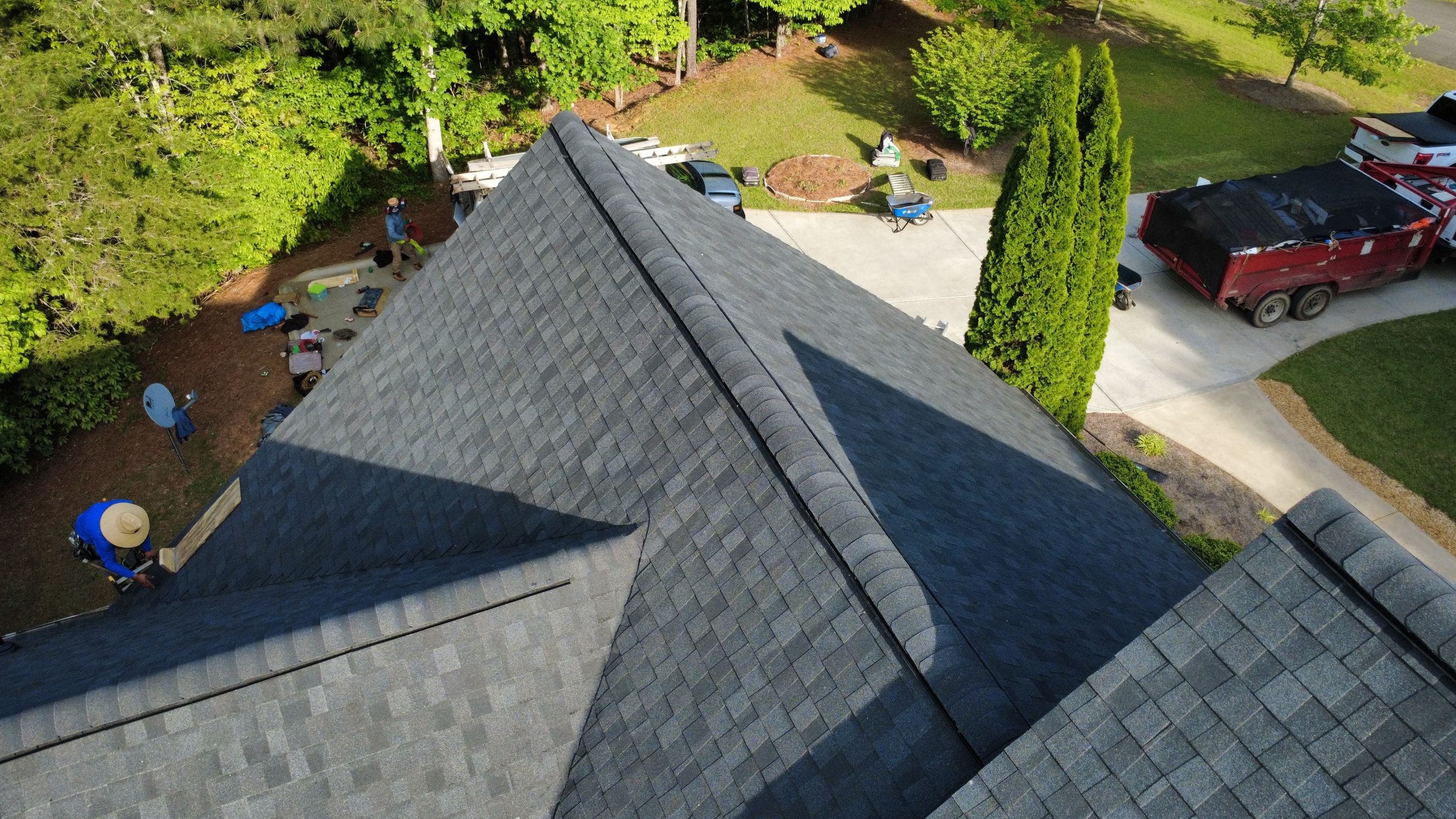 Ranger, GA Roof Replacement CertainTeed Landmark Charcoal Black by Reset Roofing