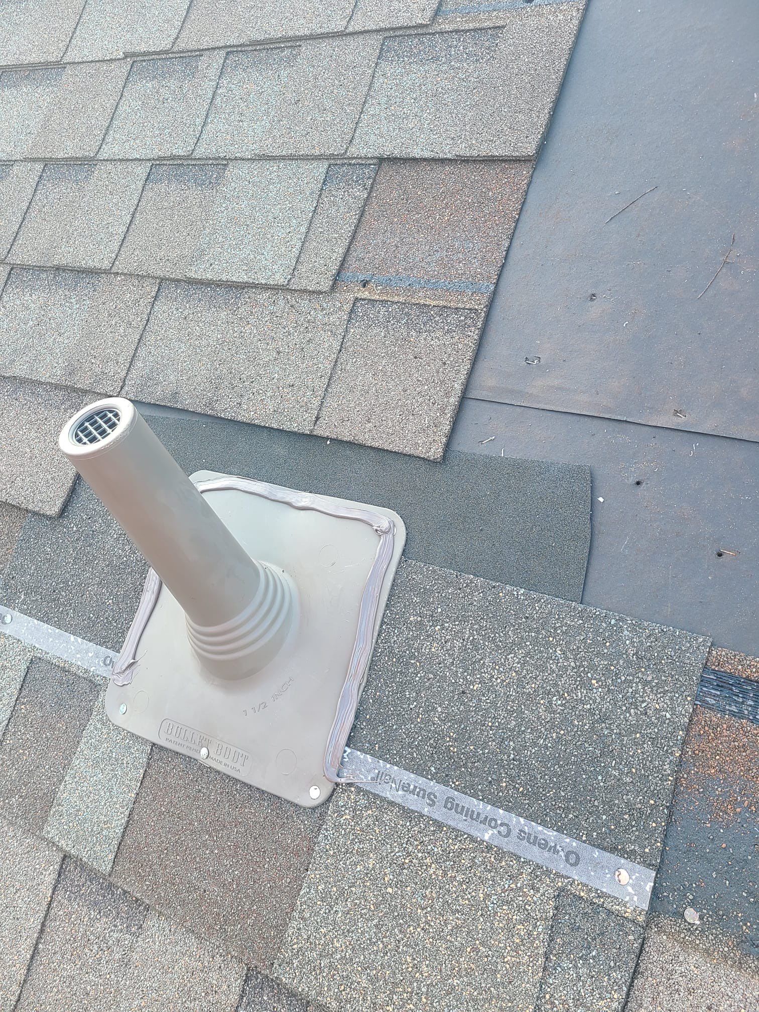 Hail Damage using Owen's Corning Duration (Lifetime) Shingles by Roof Repair Company
