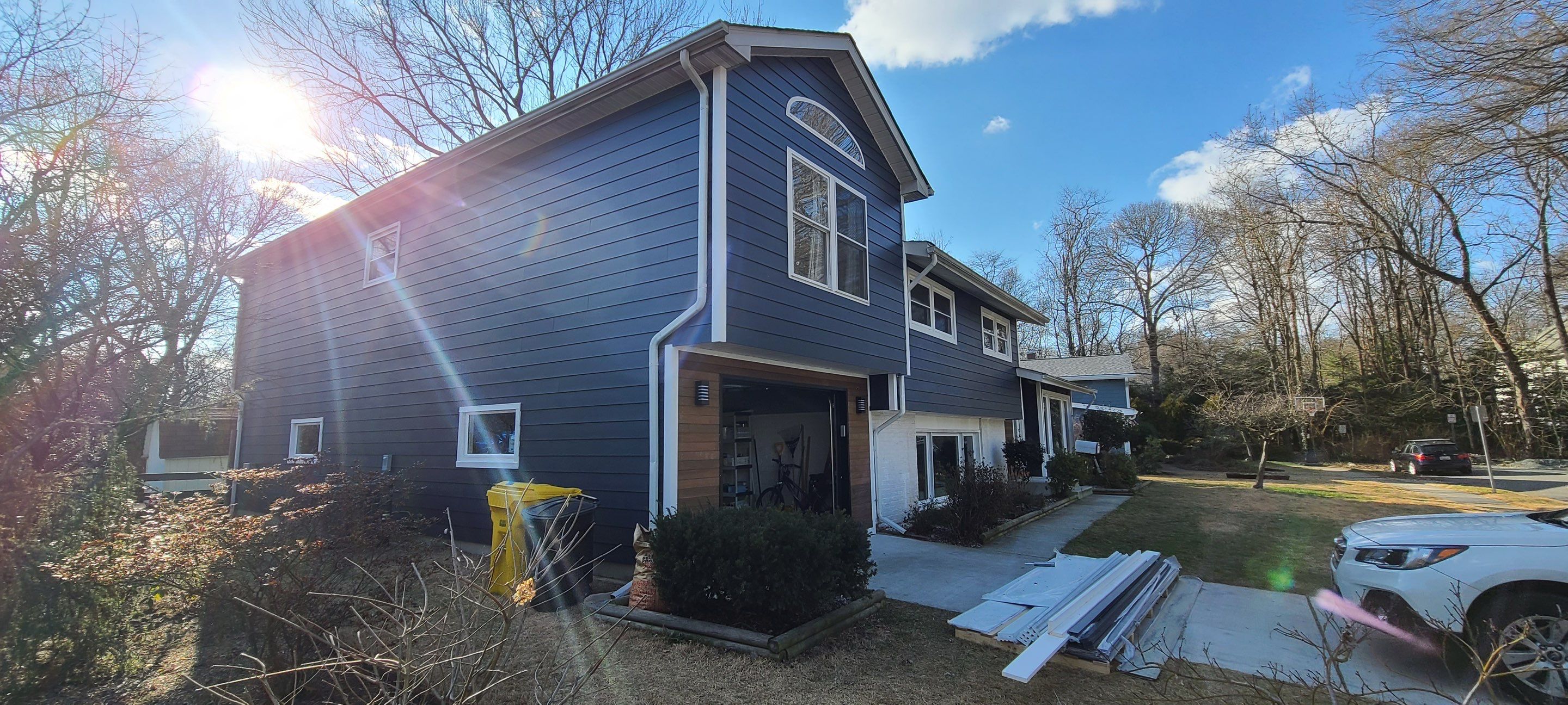 Siding Installation using James Hardie Siding with IPE accents by Window Depot of Annapolis