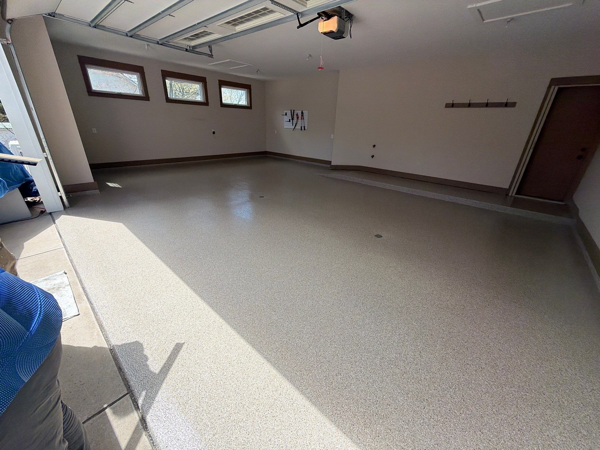 Garage Epoxy Flake Floor - Montague MI by Gordon Painting