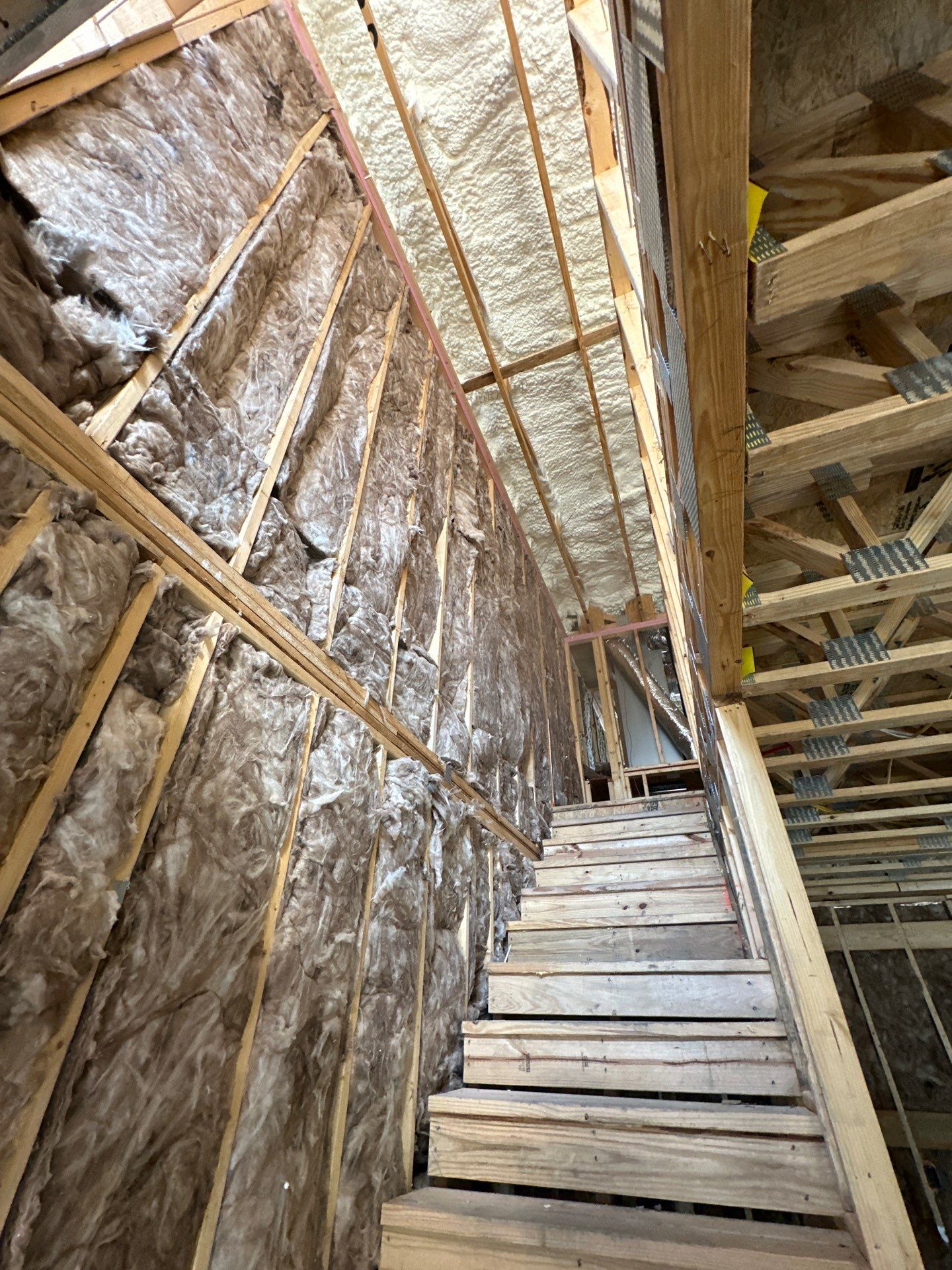 Batt/ Spray foam insulation by Apex Insulation Solutions