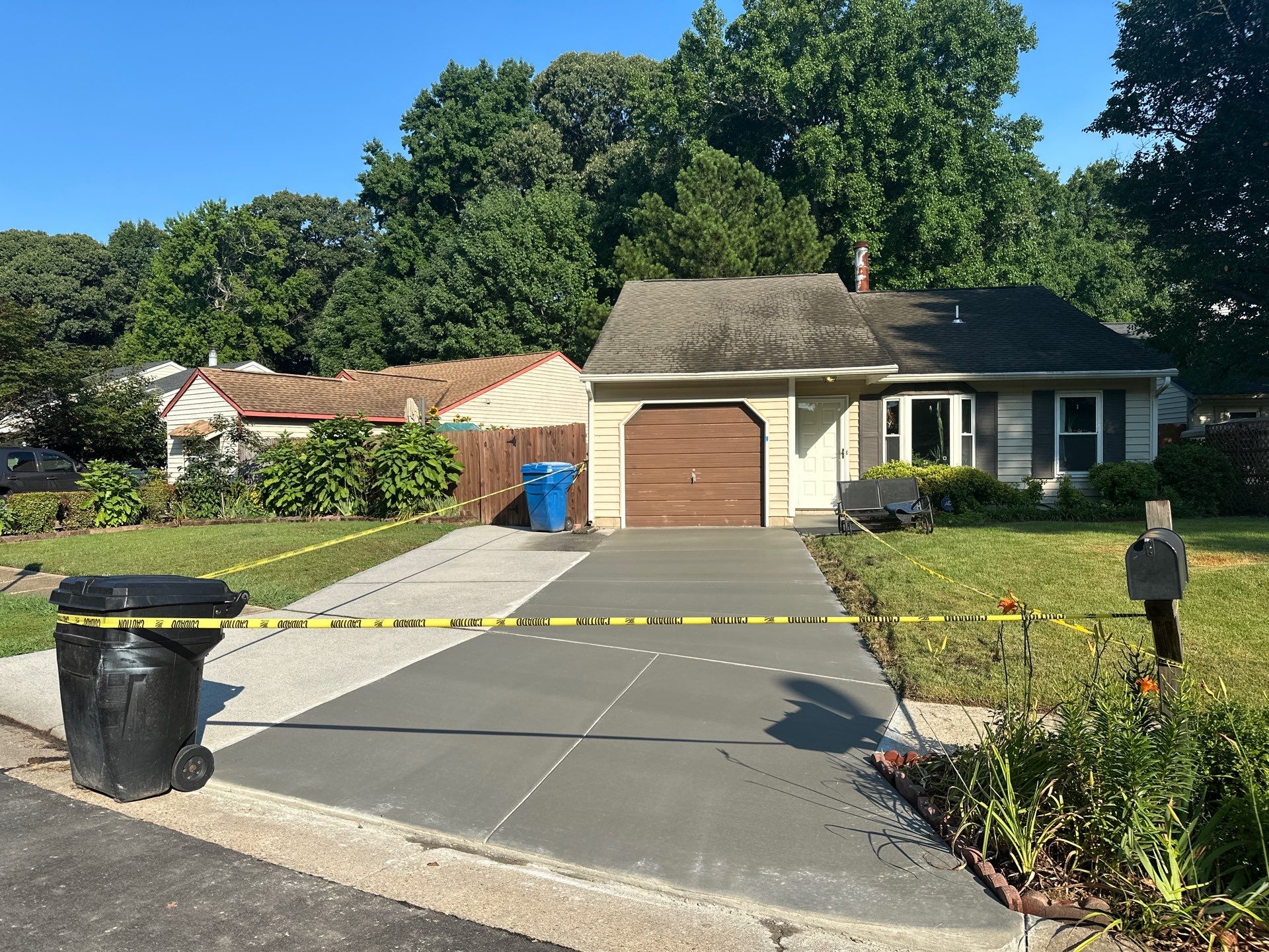 Project in Virginia Beach by Sam The Concrete Man Virginia Beach