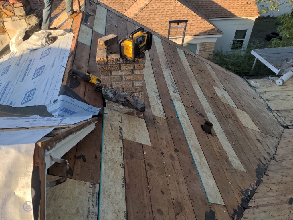 Roof Replacement in Central Fort Worth by Blackforest Roofing