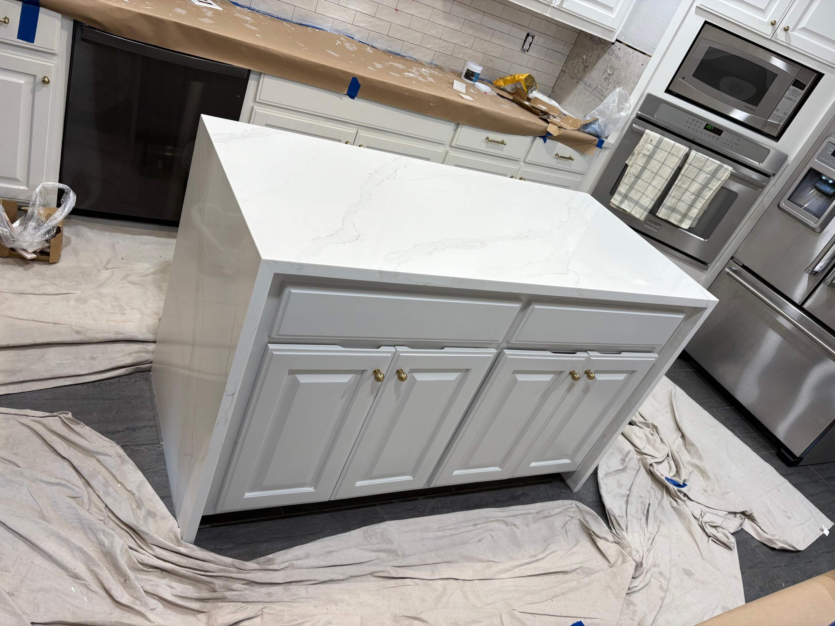 Backsplash & Countertops — Kitchen Renovation, San Antonio, TX by Mena stone surfaces
