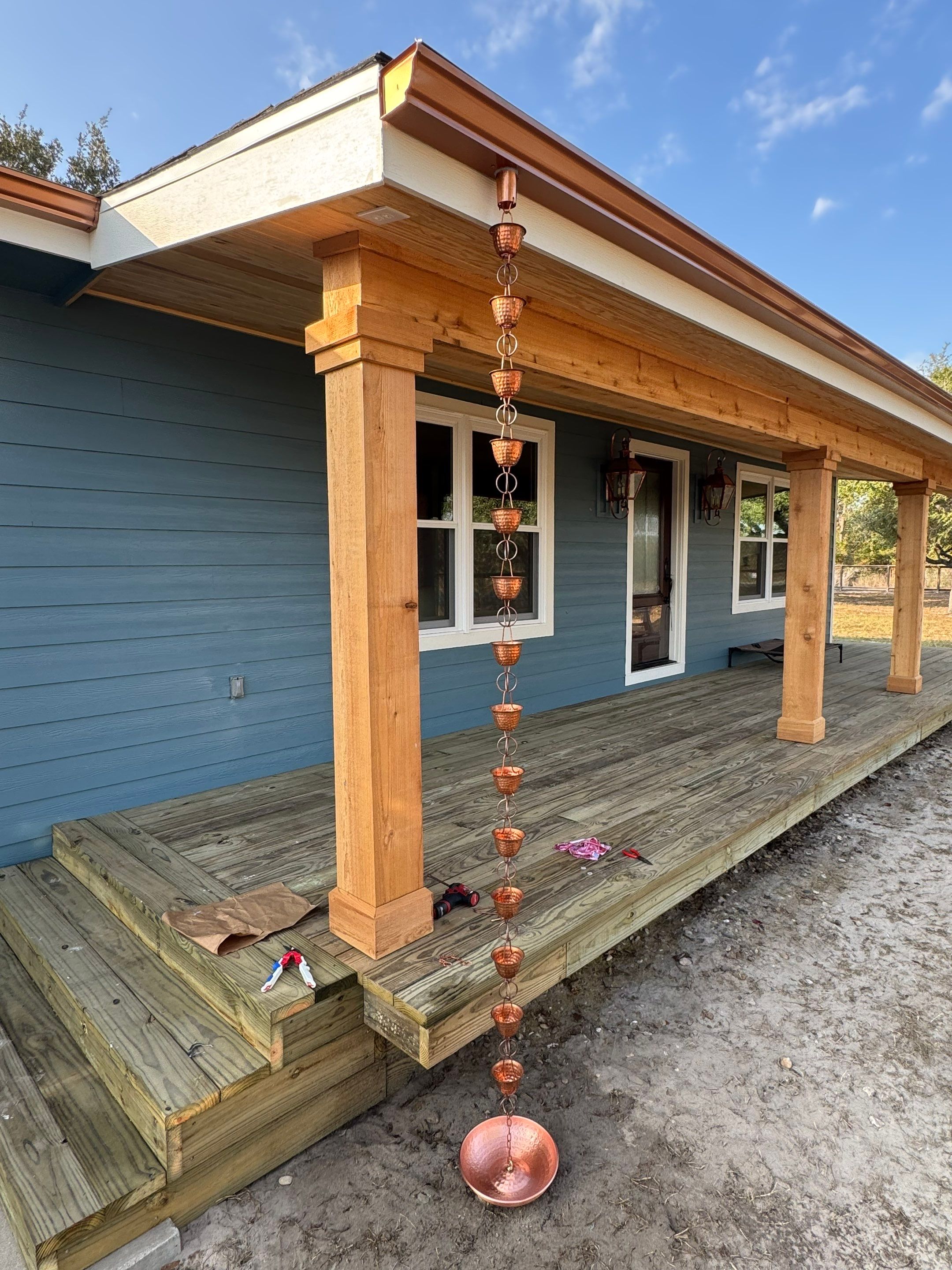 Customized Cabin by Bayfront Roofing and Construction