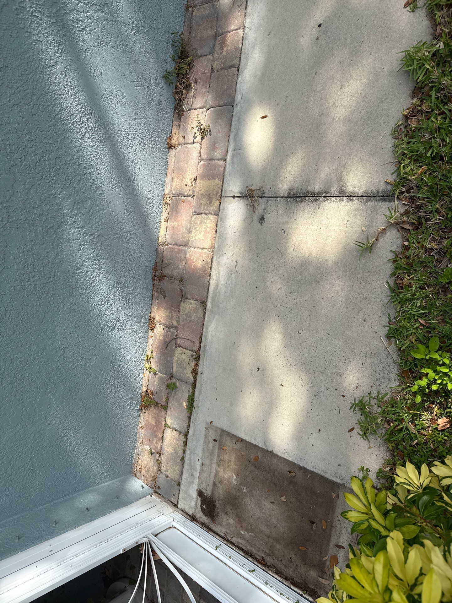 Concrete Driveway, Entryway & Street Curbing Cleaning | Foster’s Creek Community | Palmetto, FL by Sunshine AquaWash