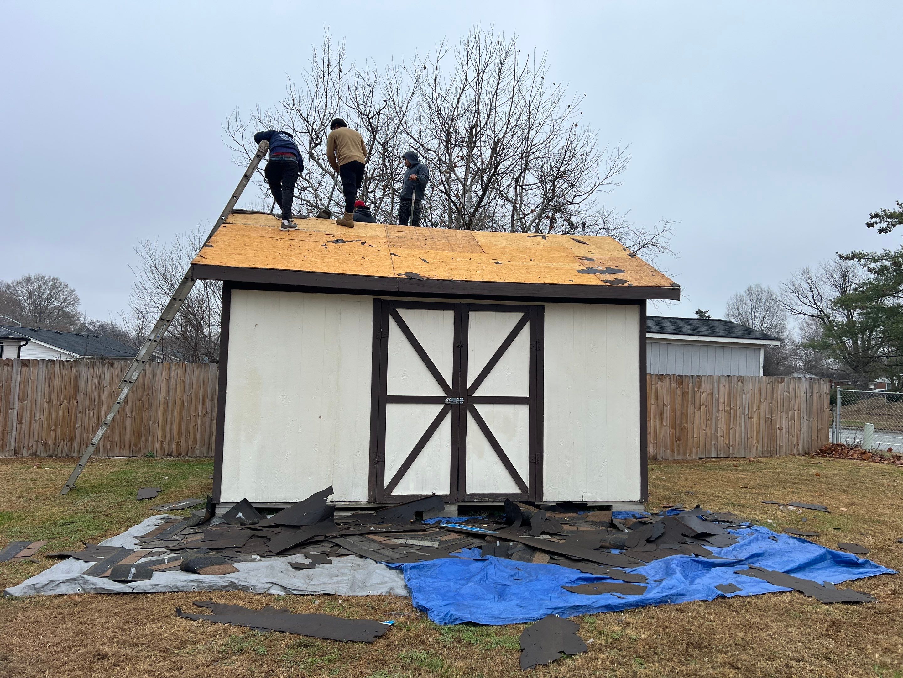 Roof replacement by hail damage by Just Brilliant Restoration JBR