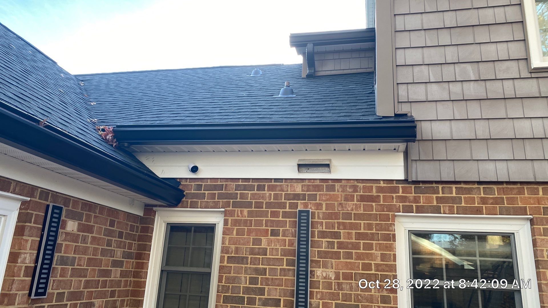 New Roof and 6 inch Gutters by Just In Time Roofing and Restoration
