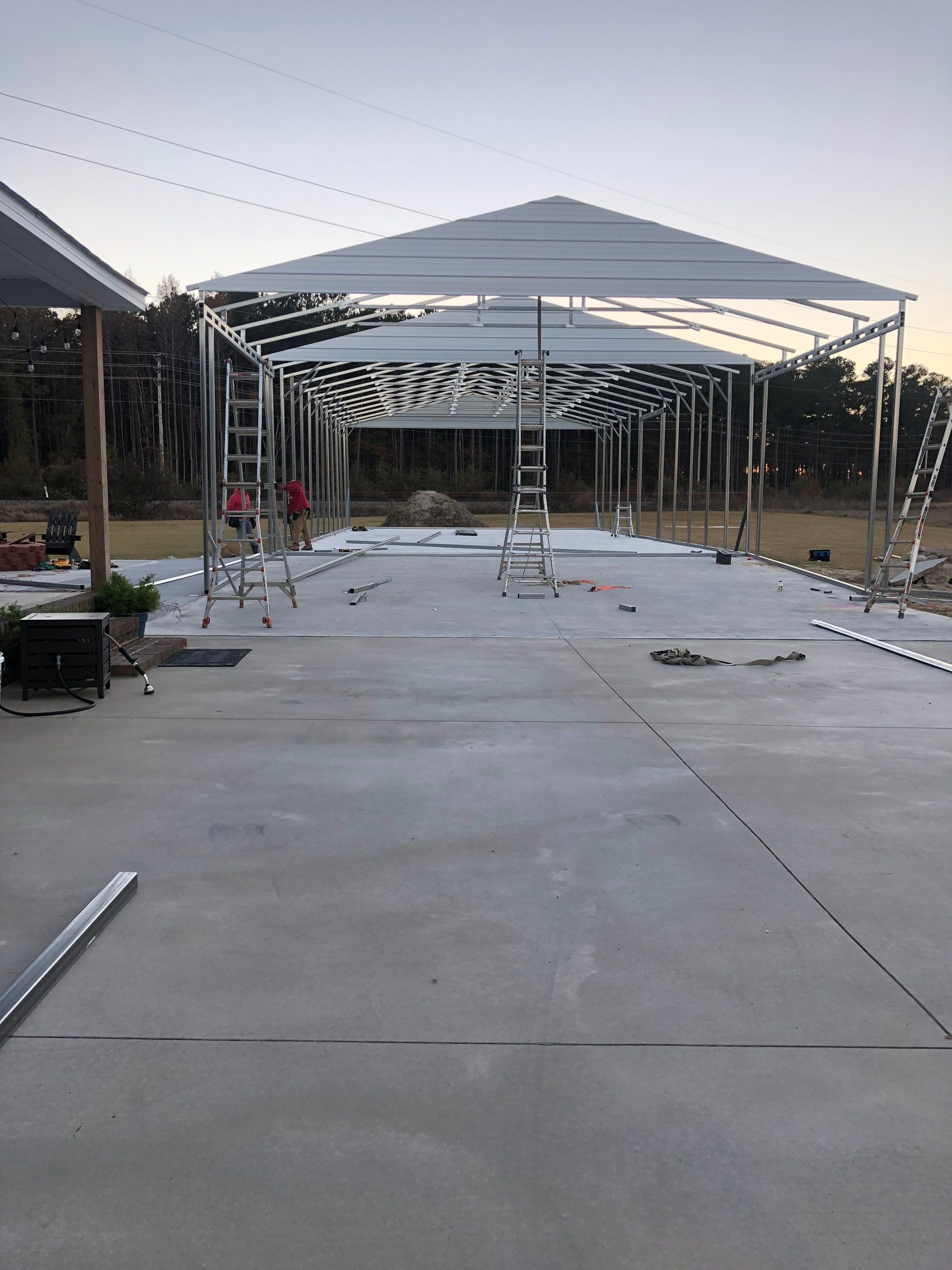 Pre-Engineered Metal Building – Turnkey Construction (40’ x 60’) by S.W. Contracting & Consulting