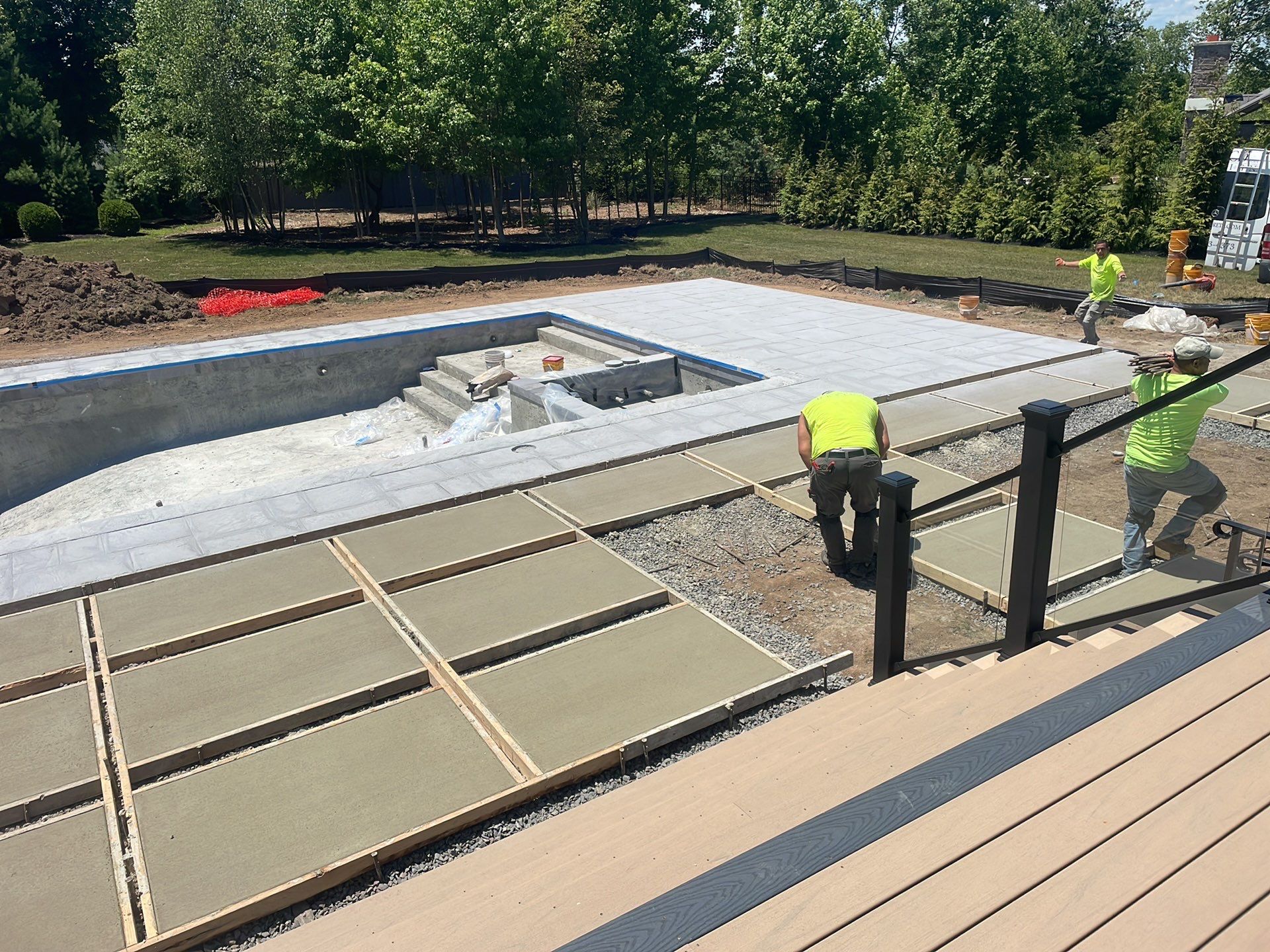 Custom Pool Deck and Patio in Ambler, PA by Architectural Concrete Design