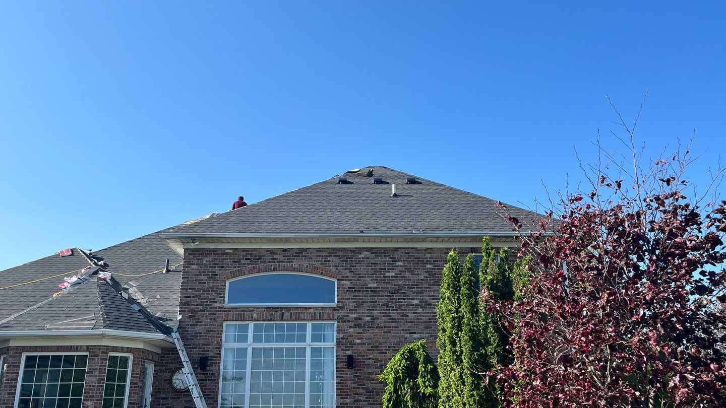 Residential Roofing Installation using GAF Timberline HDZ Charcoal by Nitro Roofing and Construction