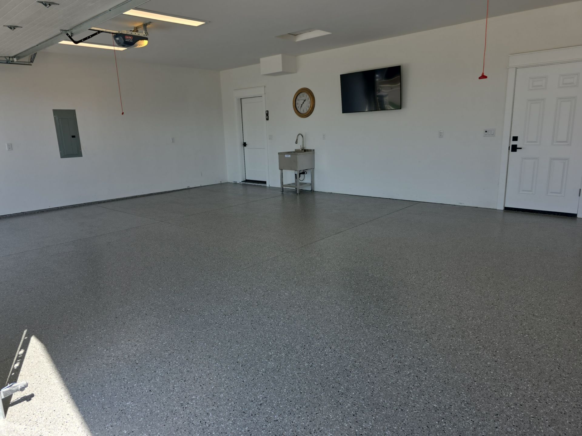 Garage Transformation using Shale Hybrid by Croc Coatings, LLC