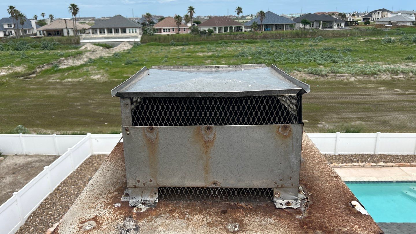 Chimney Cap & Chase Replacement using Galvanized Chimney Cap & Chase by Lighthouse Roofing