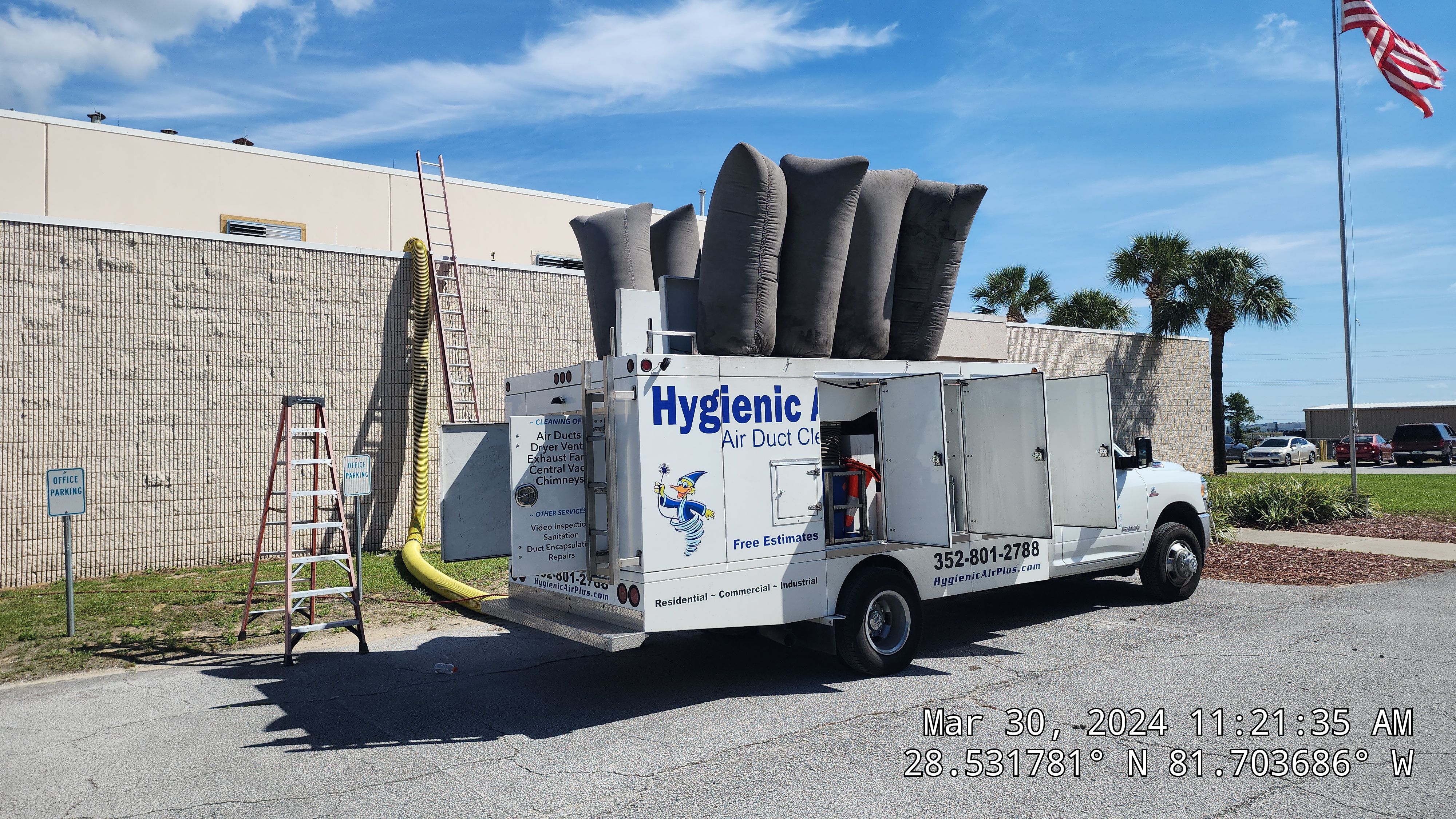 Commercial Duct Cleaning and Dryer Vents at Laundry Facility by Hygienic Air, Inc