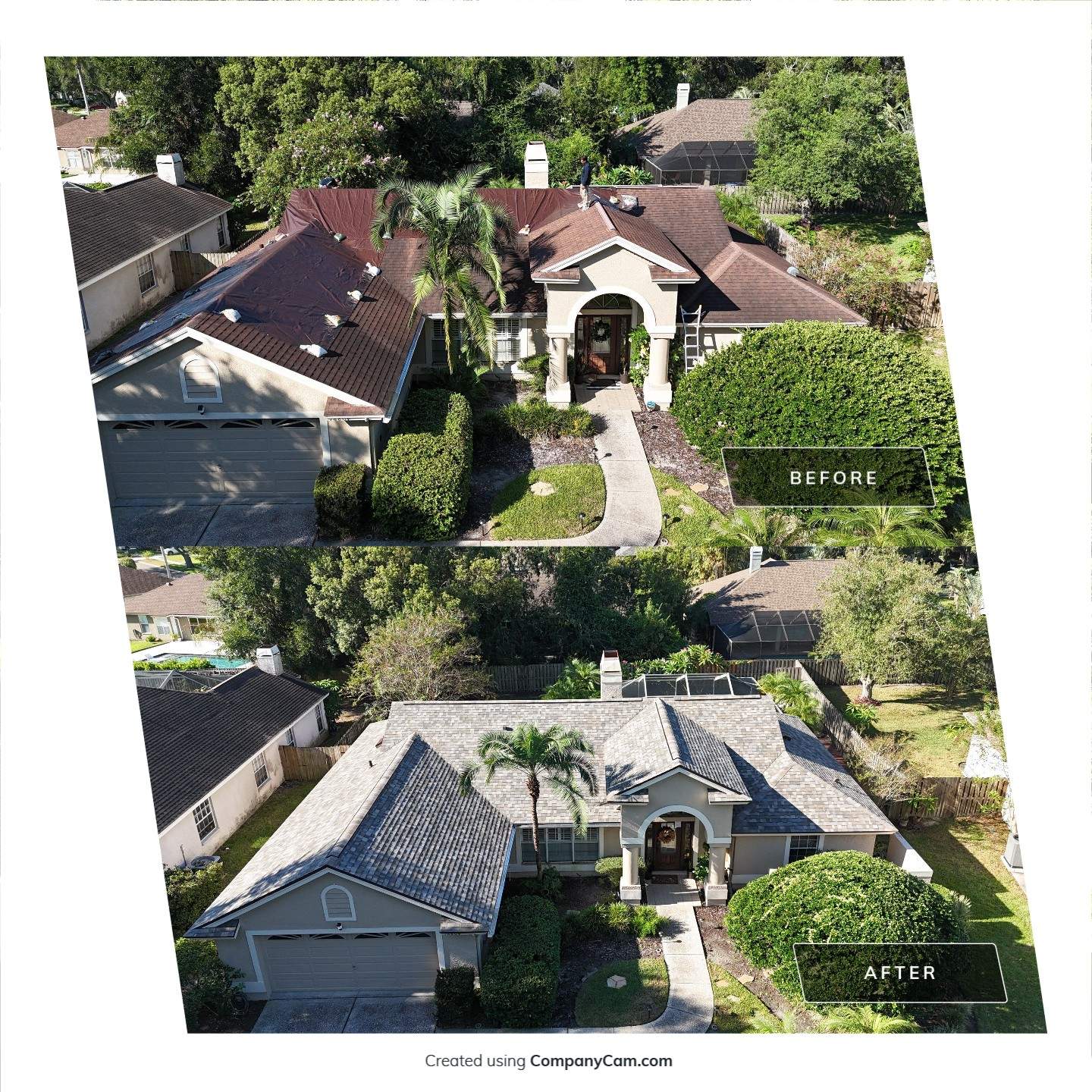 Roof Replacment in Lutz, FL by Shingle Masters Roofing