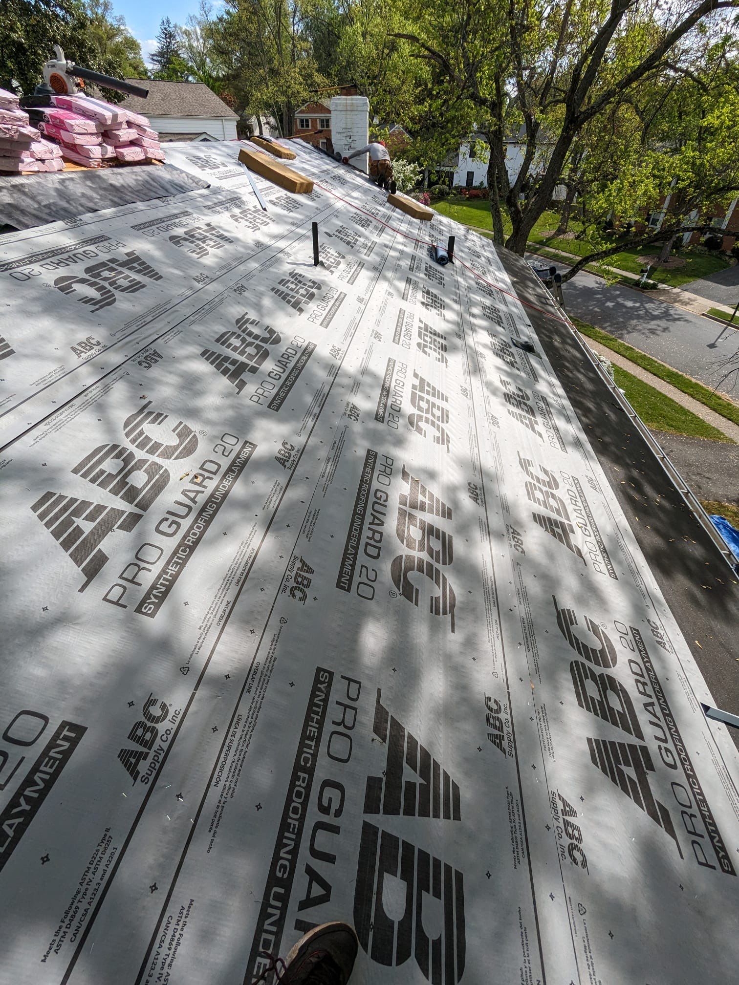 Residential Roof Replacement using Owens Corning TrueDefinition Architectural Shingle by RJC General Construction, LLC.