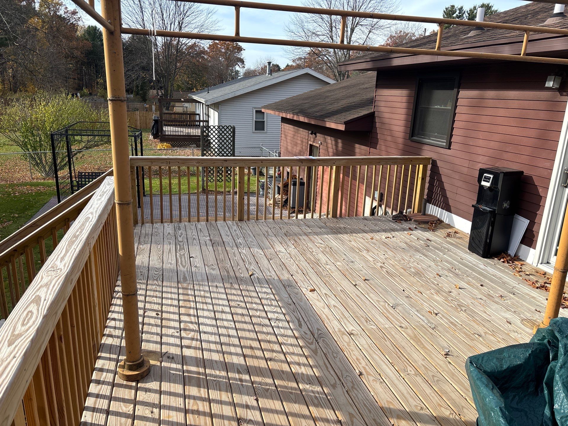 Deck Staining Project Completed in Muskegon, Michigan 49444 by Gordon Painting