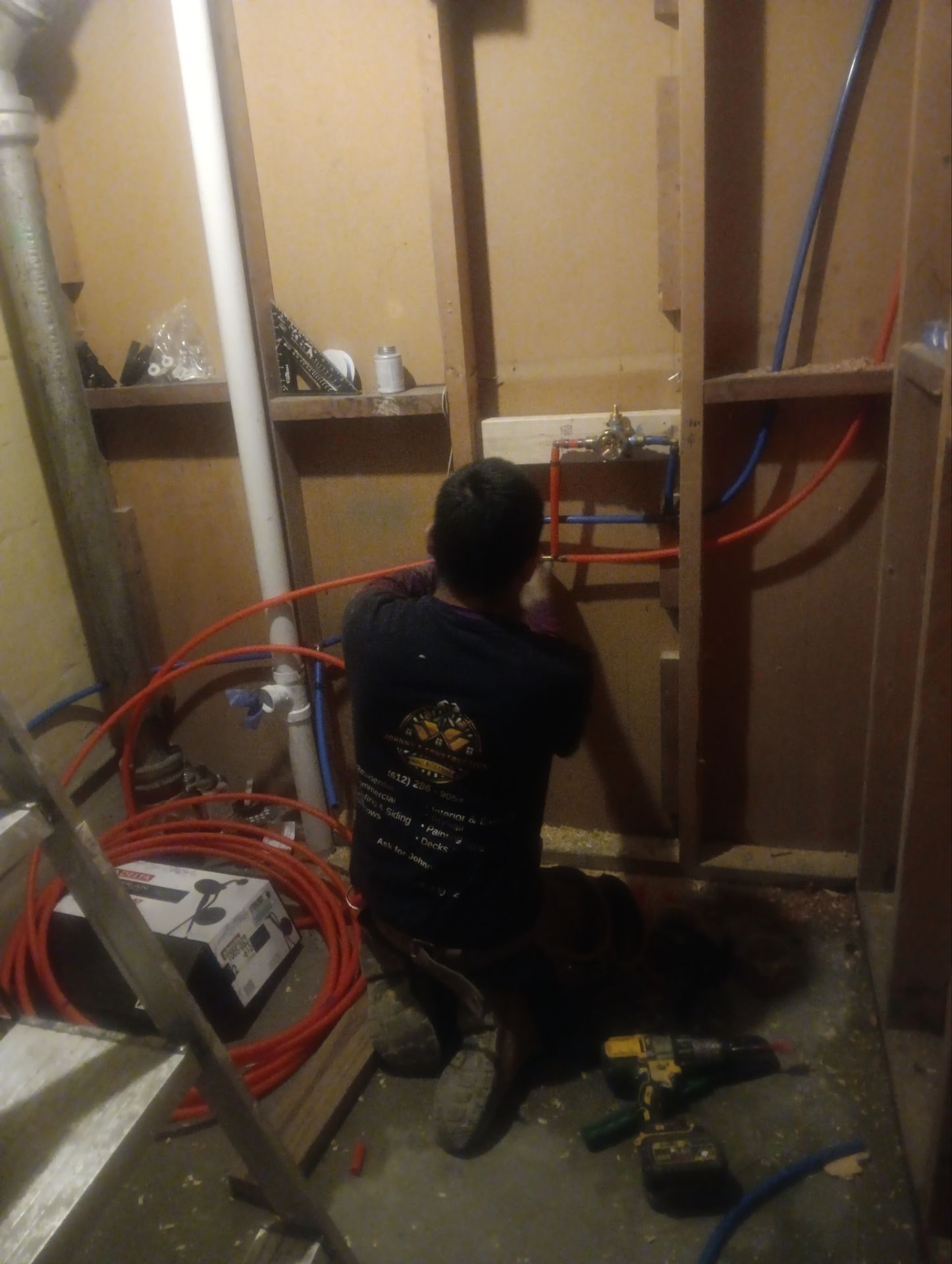 Bathroom Transformation – From Empty Space to Dream Bathroom by Johnny Five Construction 