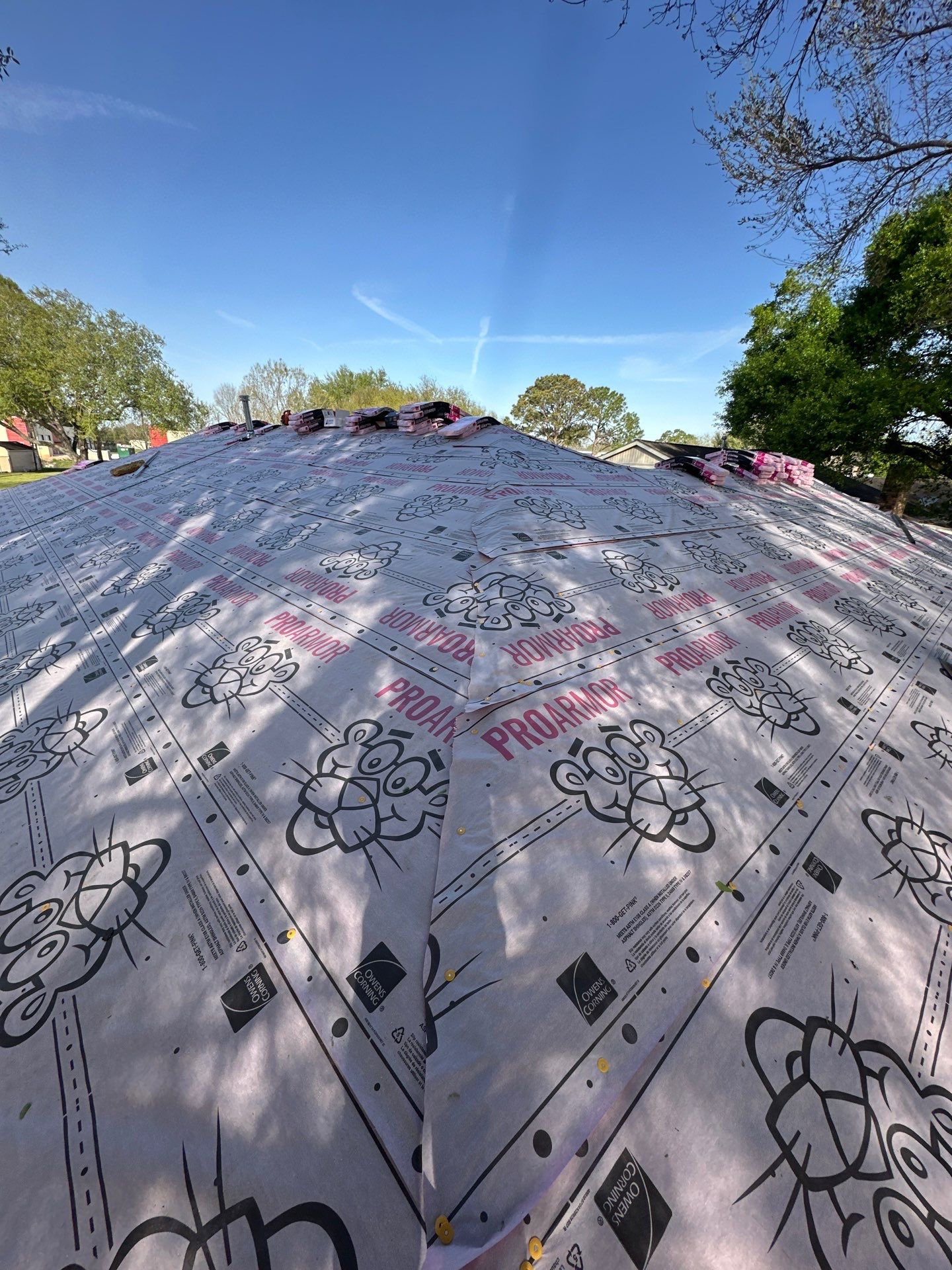 Project in Houston by Motion Roofing