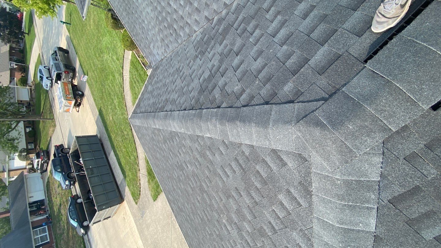 Residential Roofing Installation using GAF Timberline HDZ Charcoal by Nitro Roofing and Construction