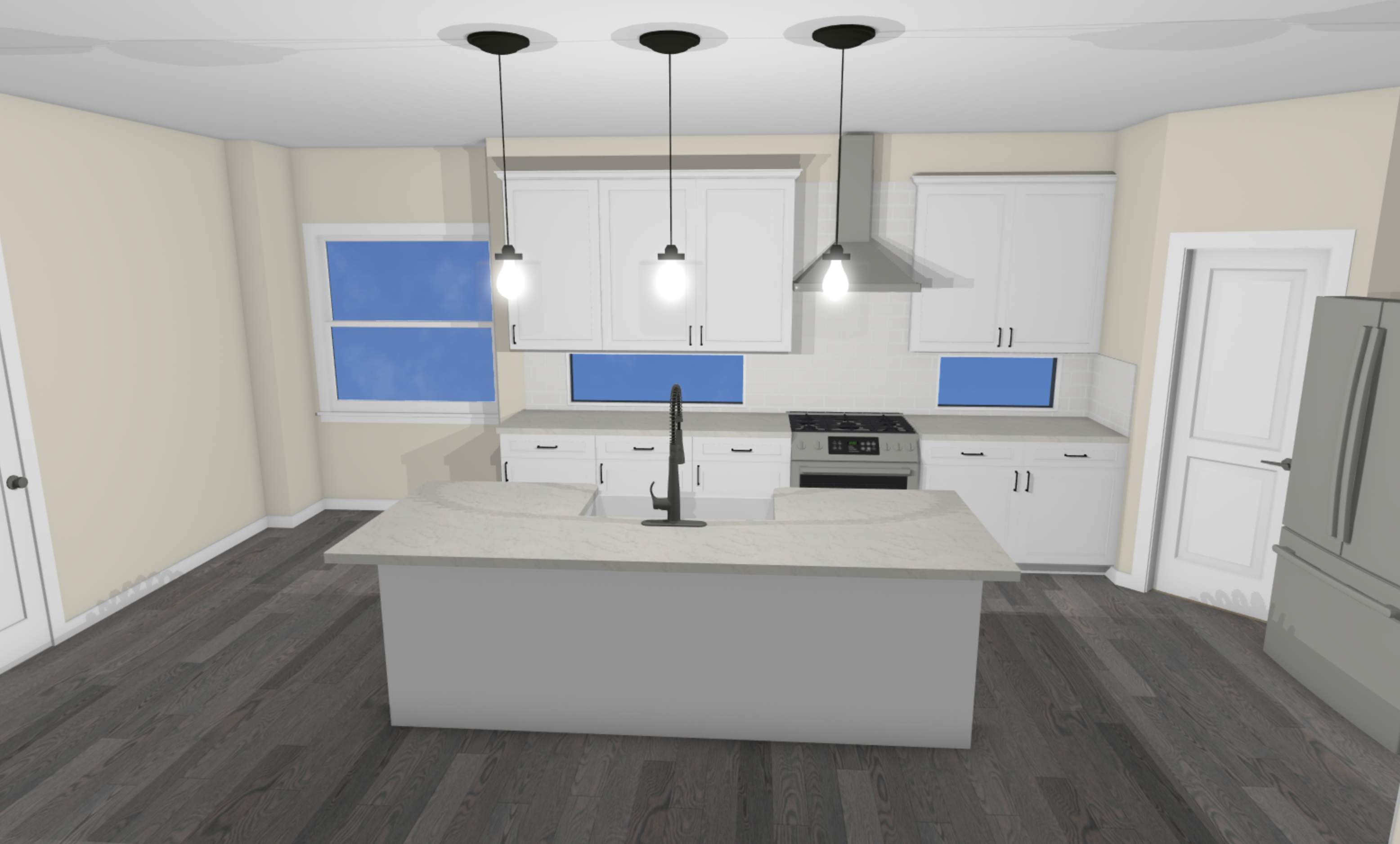 Custom cabinetry Kitchen Remodel by SLM General Contractors & Roofing