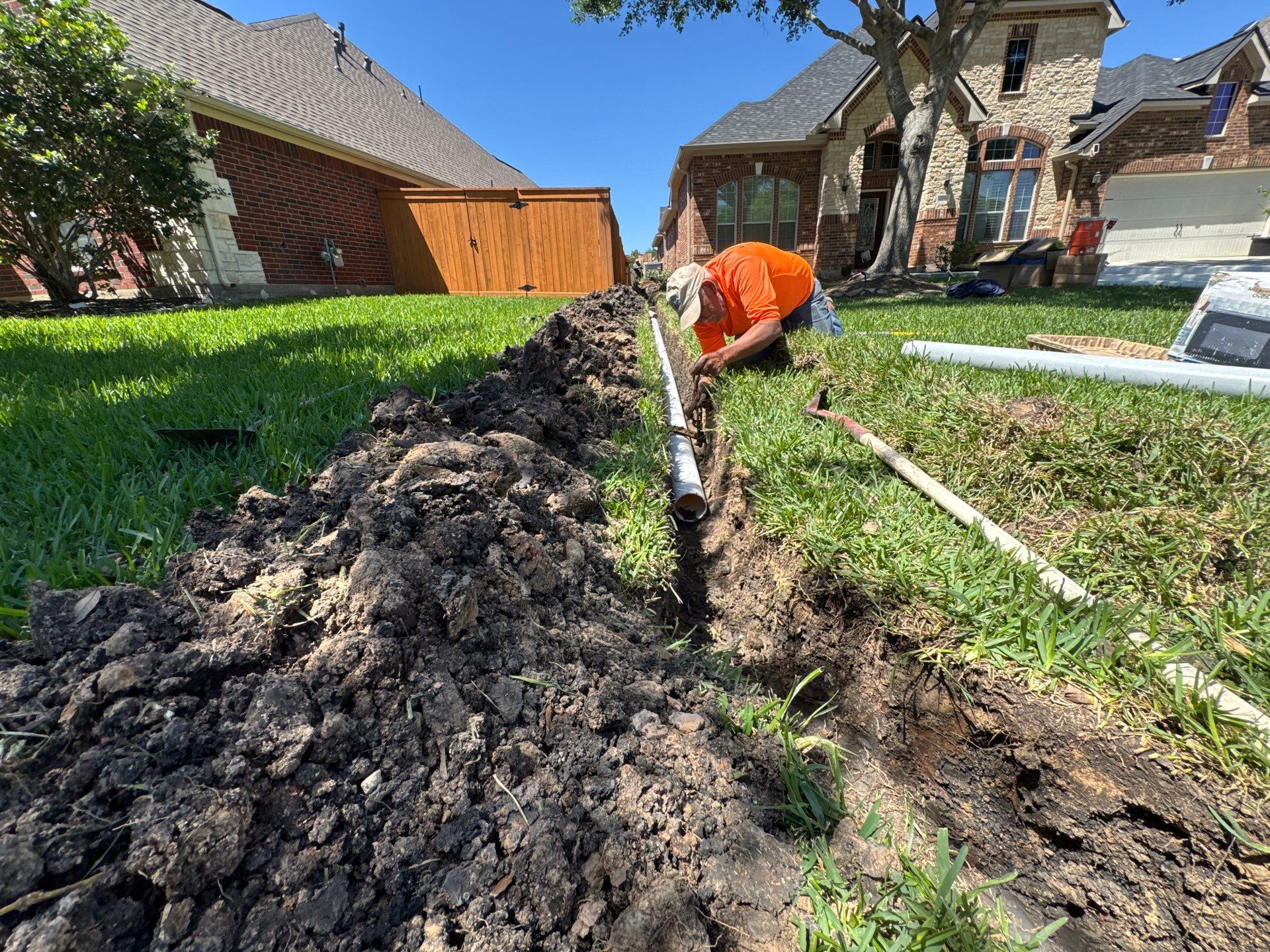 🌧️ Mrs.Scott – Yard Protection & Water Management Upgrade by Texas Urban Elements
