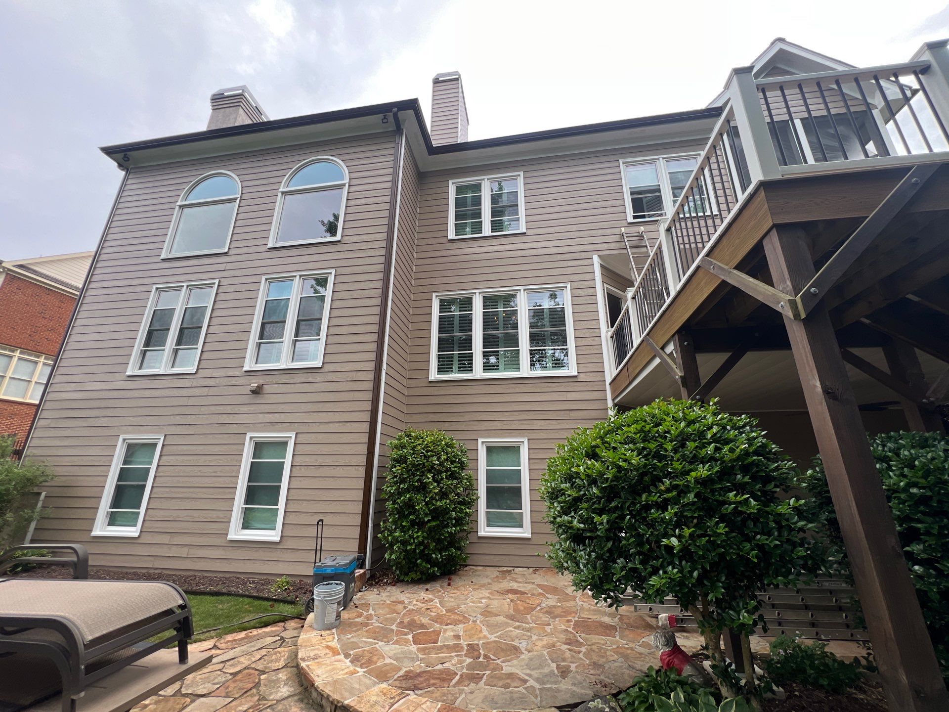 Full Exterior Siding Replacement and Stone Veneer Installation in Roswell by Swift Home Renovations