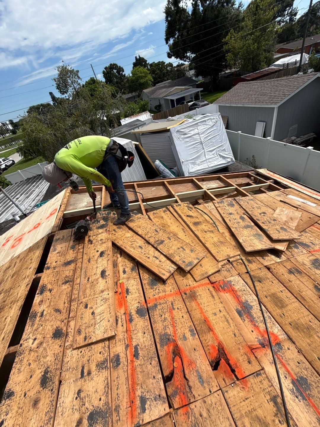 Project in St. Petersburg 33713 by Mitchell Roofing Company LLC
