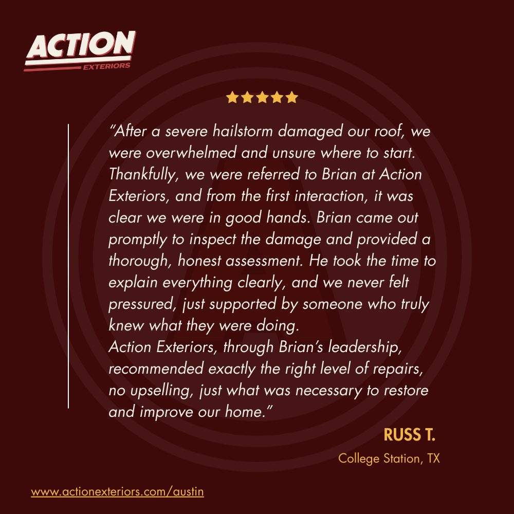 Residential Roof Replacement using GAF - HDZ - Slate by Action Exteriors Austin