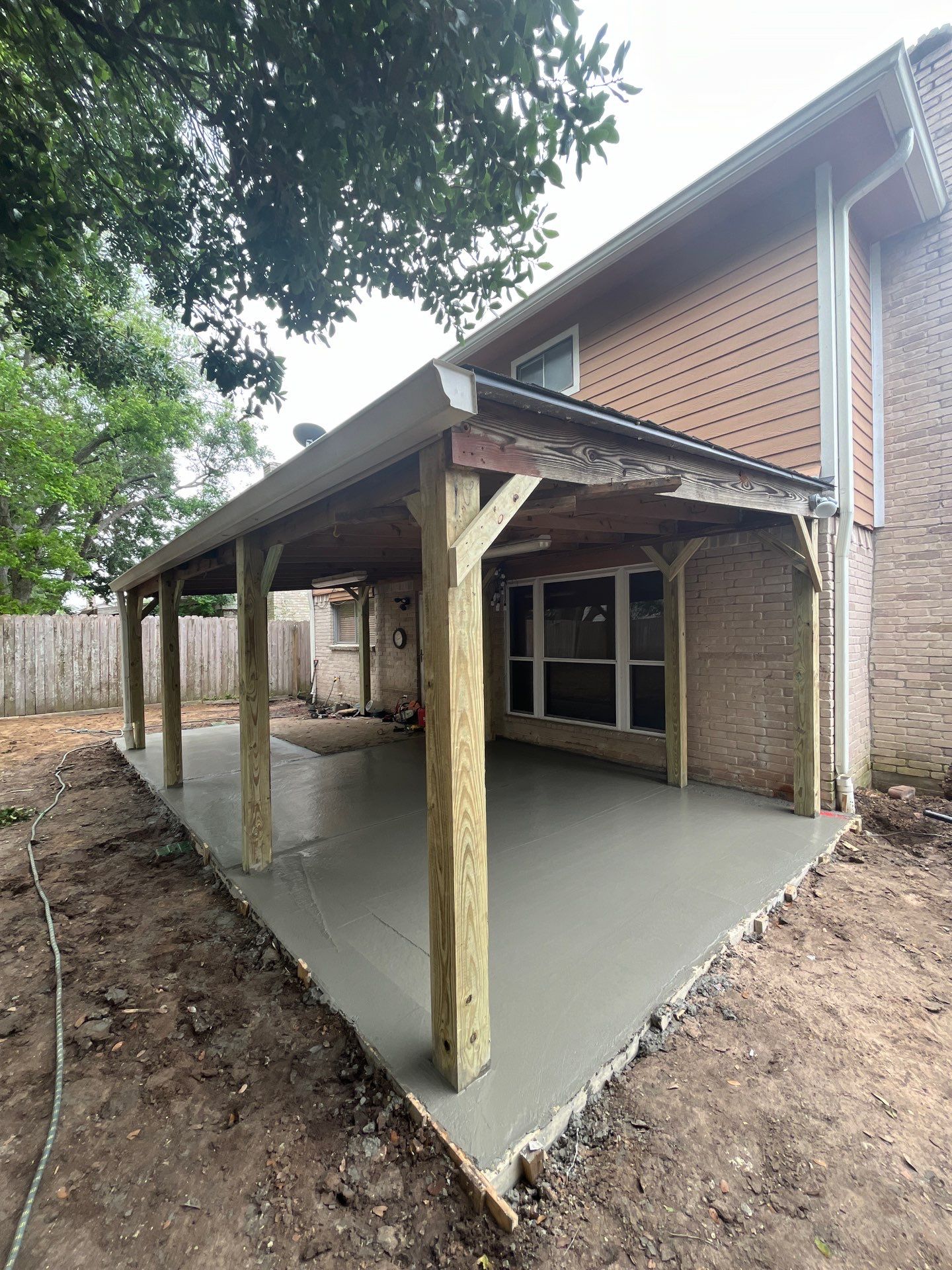 Bye-Bye Flooding! Mr. Dontaye's Back Patio & Drainage Overhaul π§π by Texas Urban Elements